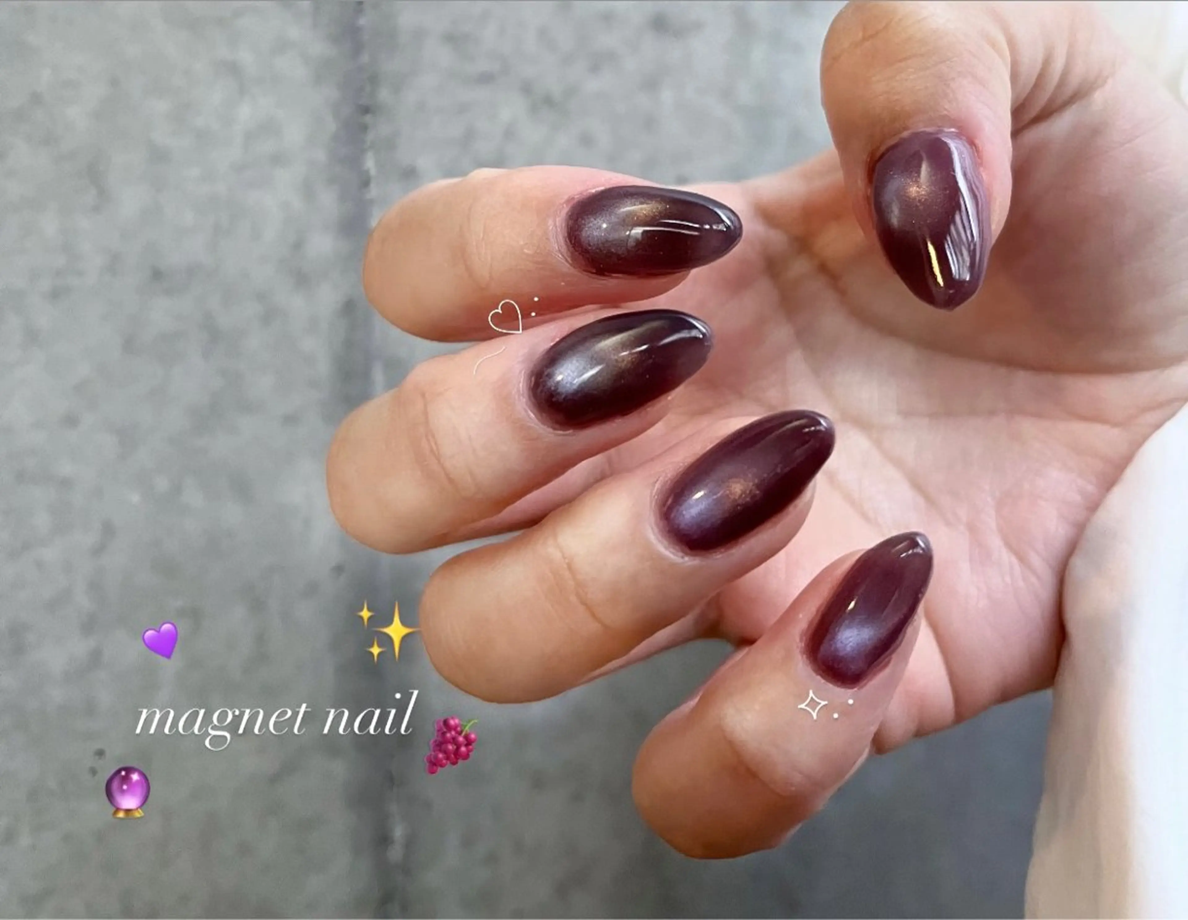 ネイル マグネットネイル ハンドネイル Lumos/ 🎀MAI🎀のネイルデザイン