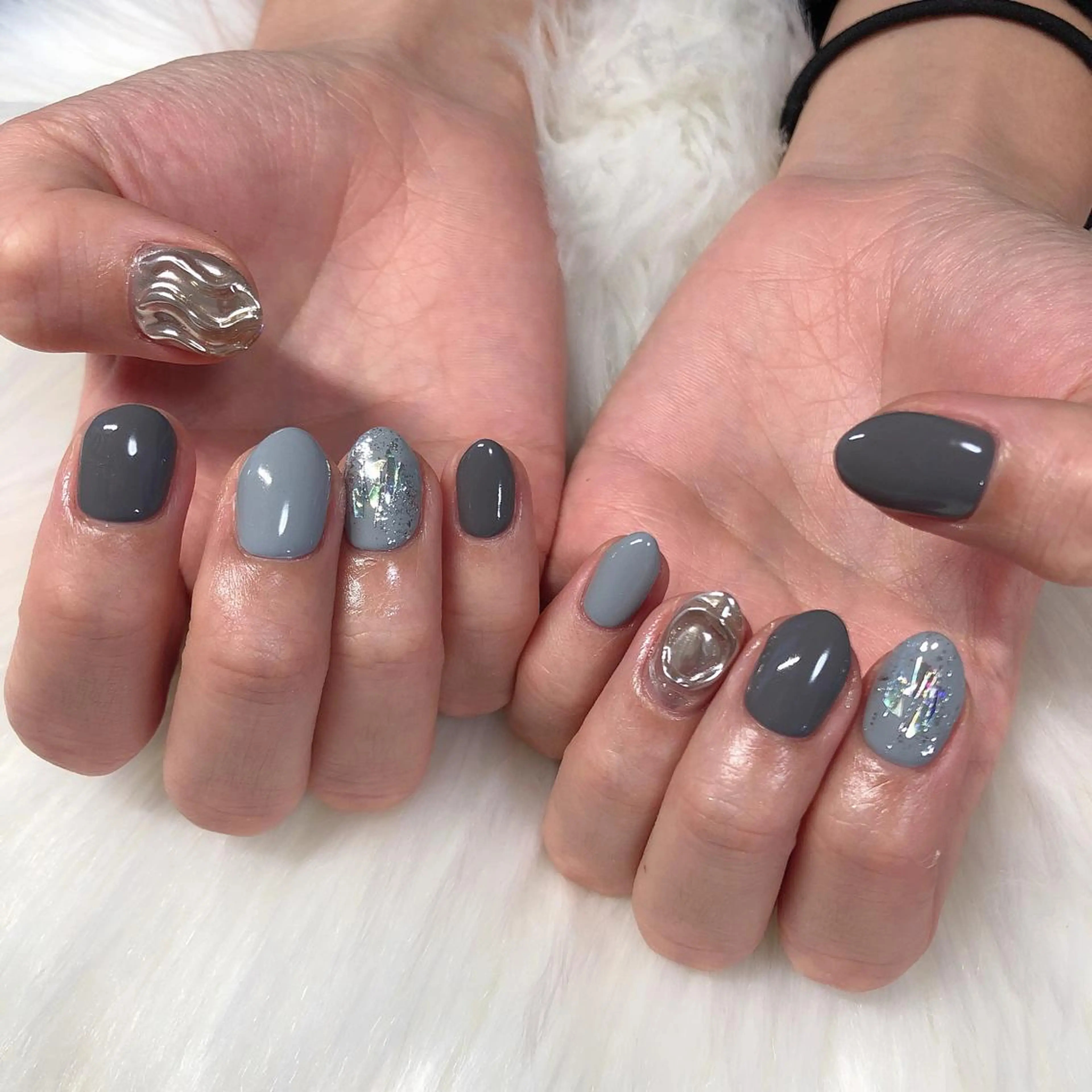 ネイル ハンドネイル 西岡 杏のネイルデザイン