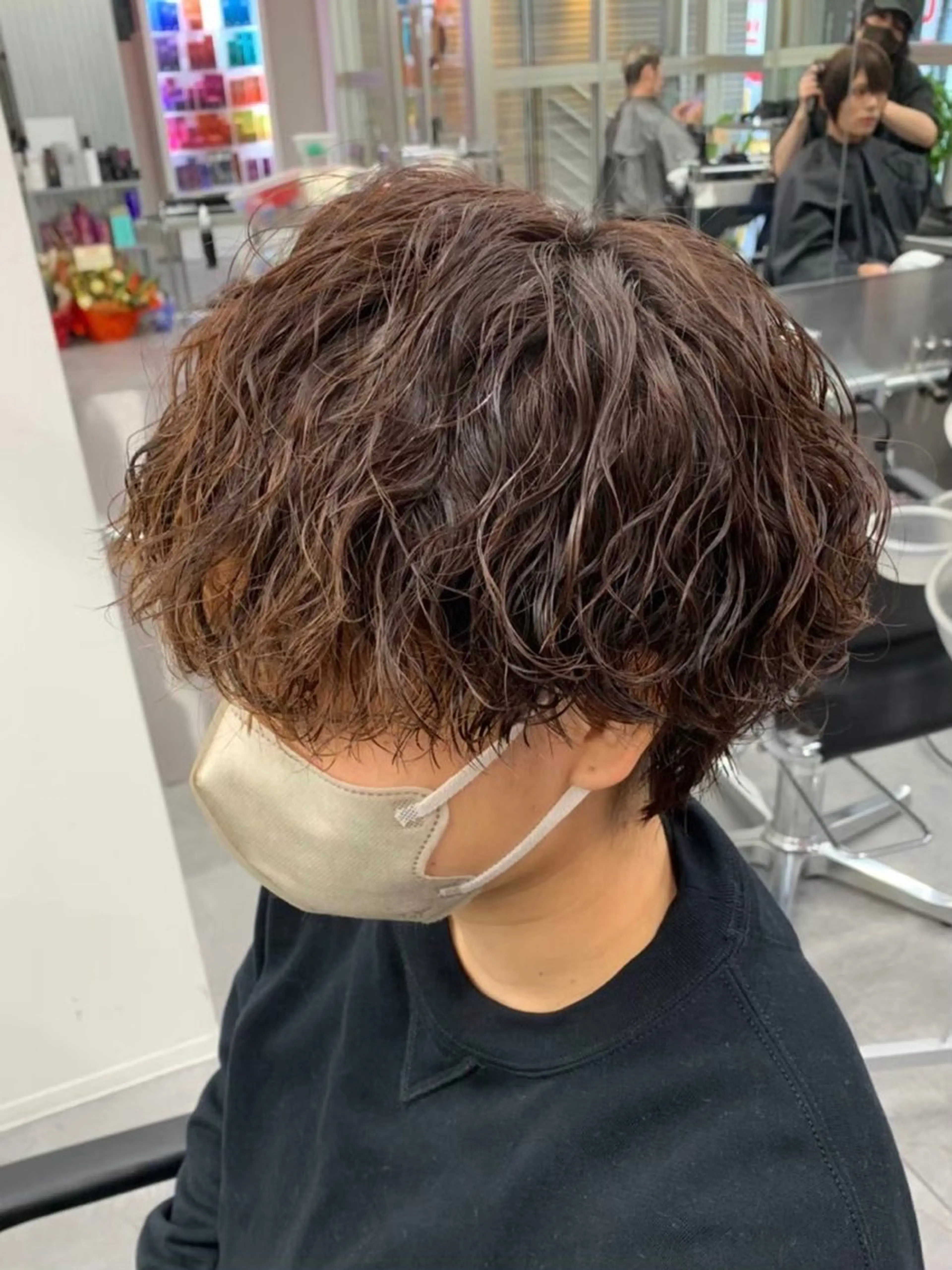 パーマ メンズ 🫧モテパーマ/ツヤ 縮毛/AI🫧のヘアスタイル