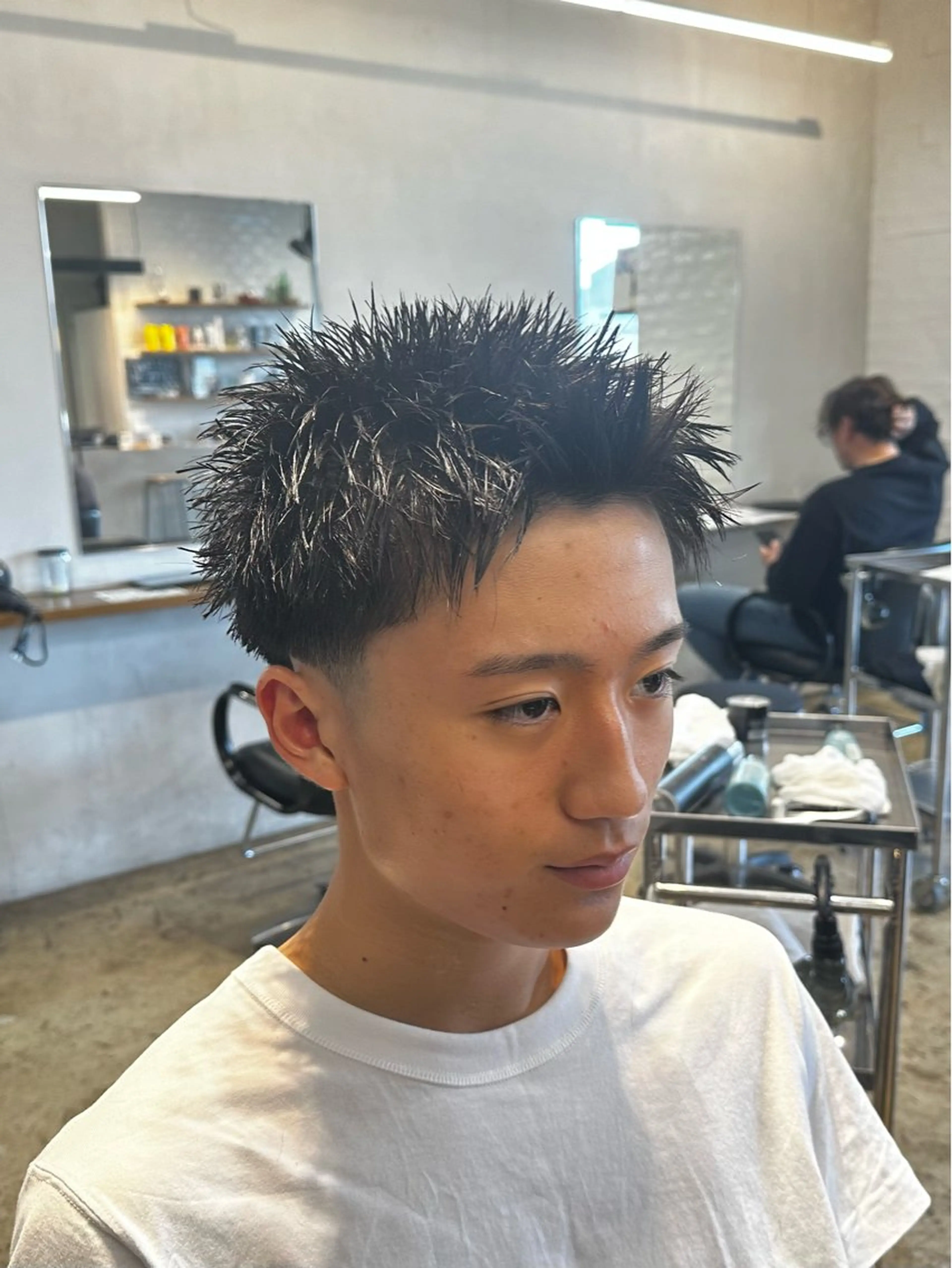 ショート ショートヘア メンズカット 髙橋創のヘアスタイル