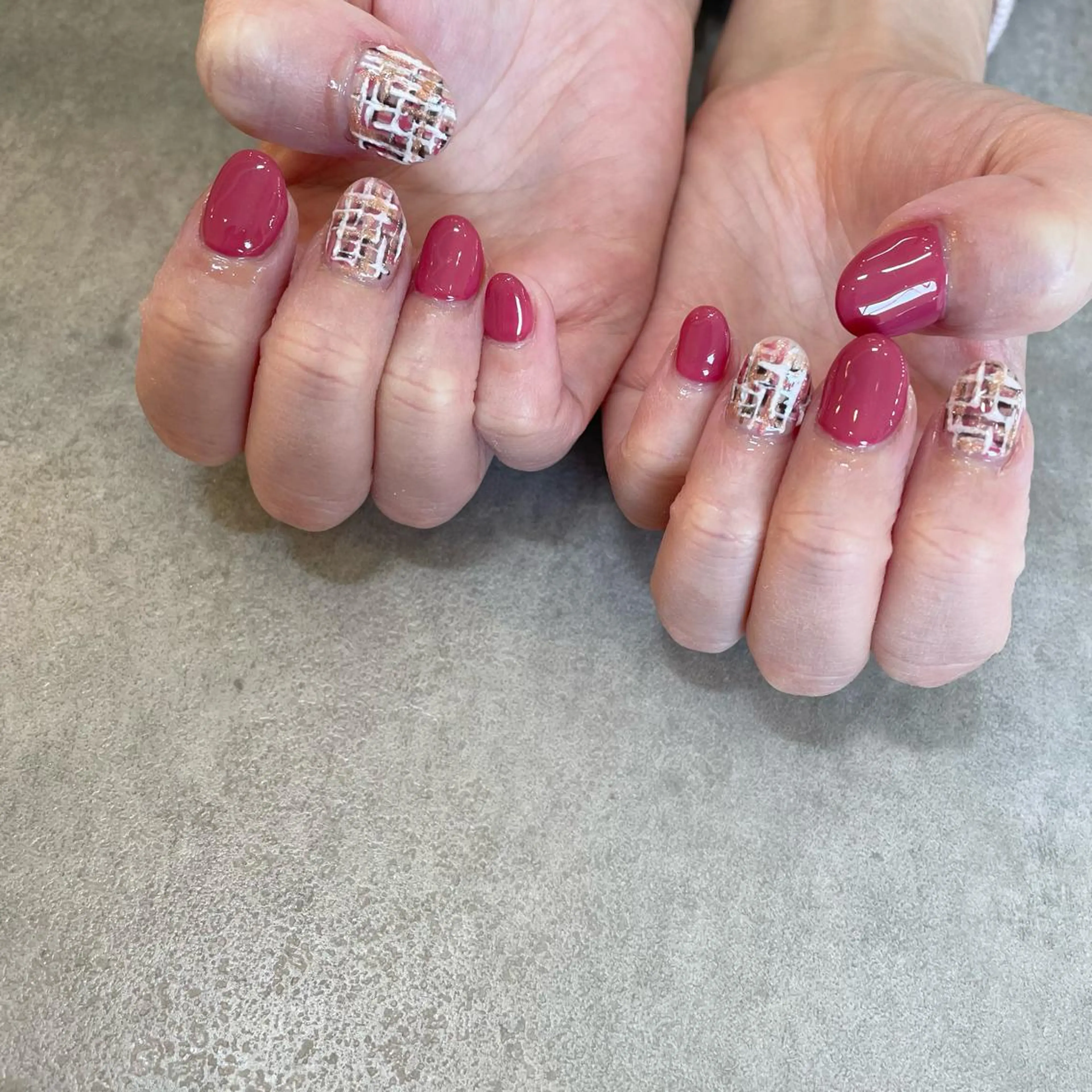 ネイル ツイードネイル Nail Salon Gummi.のネイルデザイン