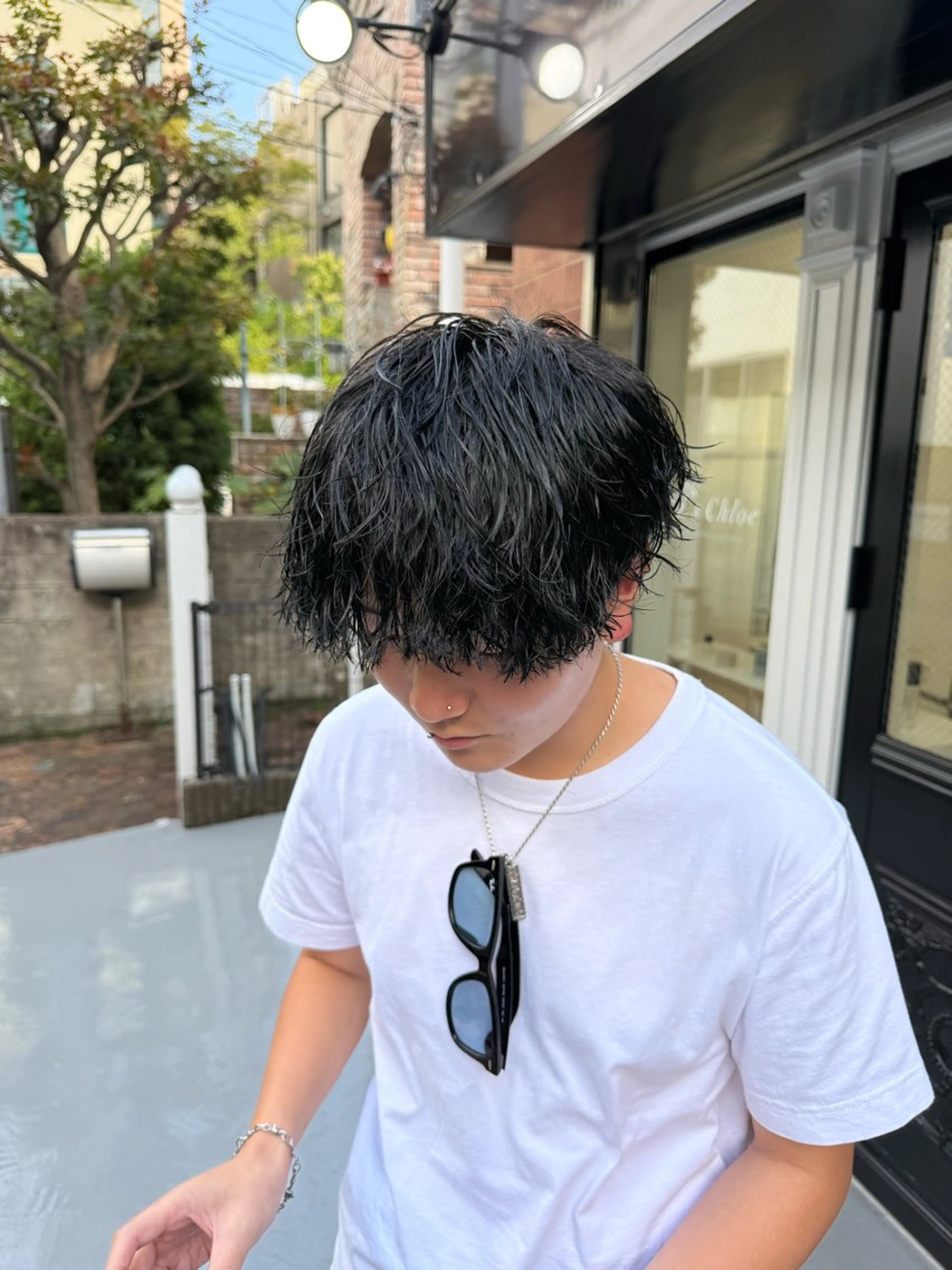 パーマ メンズ カット パーマ 【バレイヤージュ】 🔥メンズRYUTAのヘアスタイル