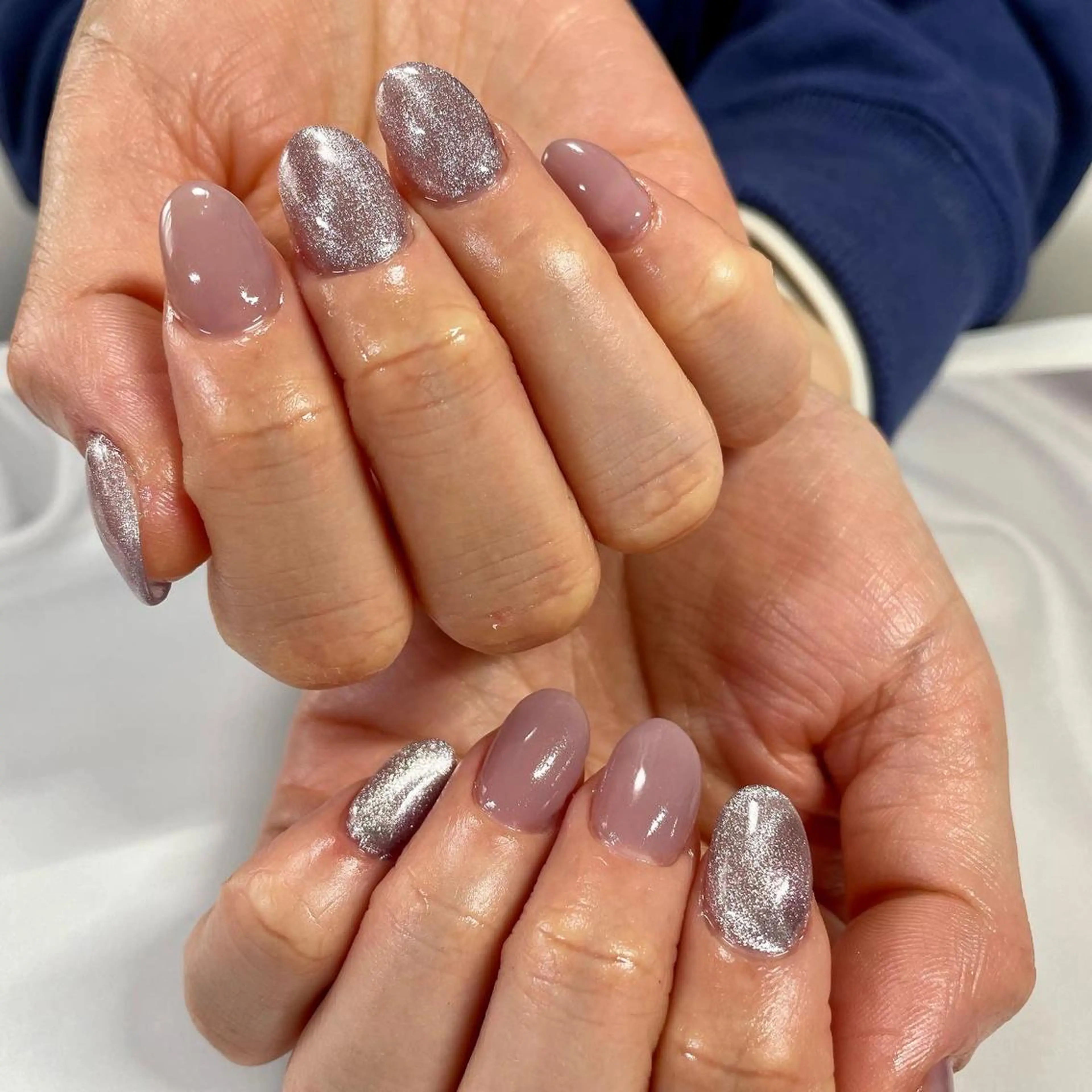 ネイル ワンカラーネイル スカルプネイル 奥園 良恵のネイルデザイン