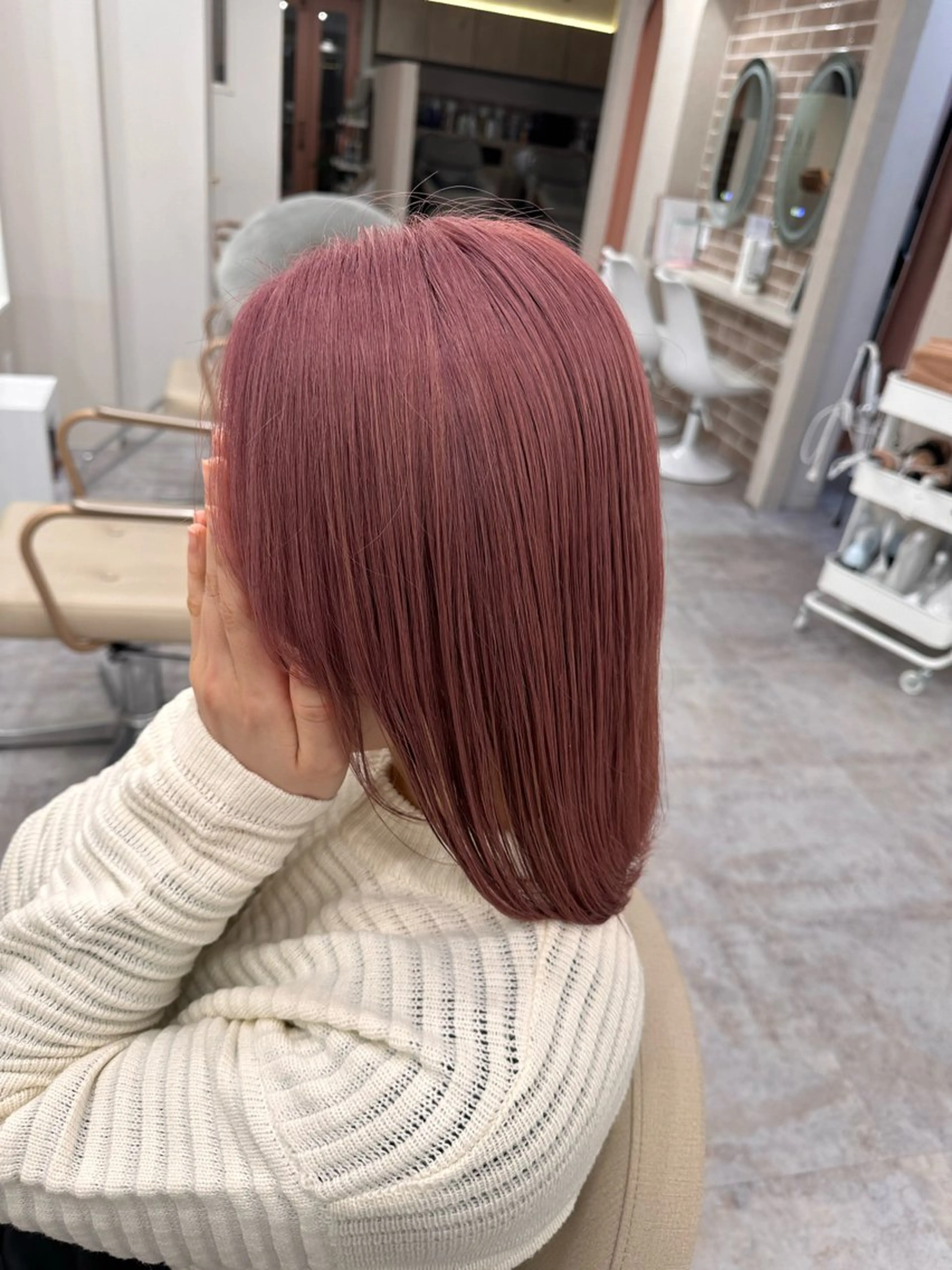 カラー＋ブローの写真