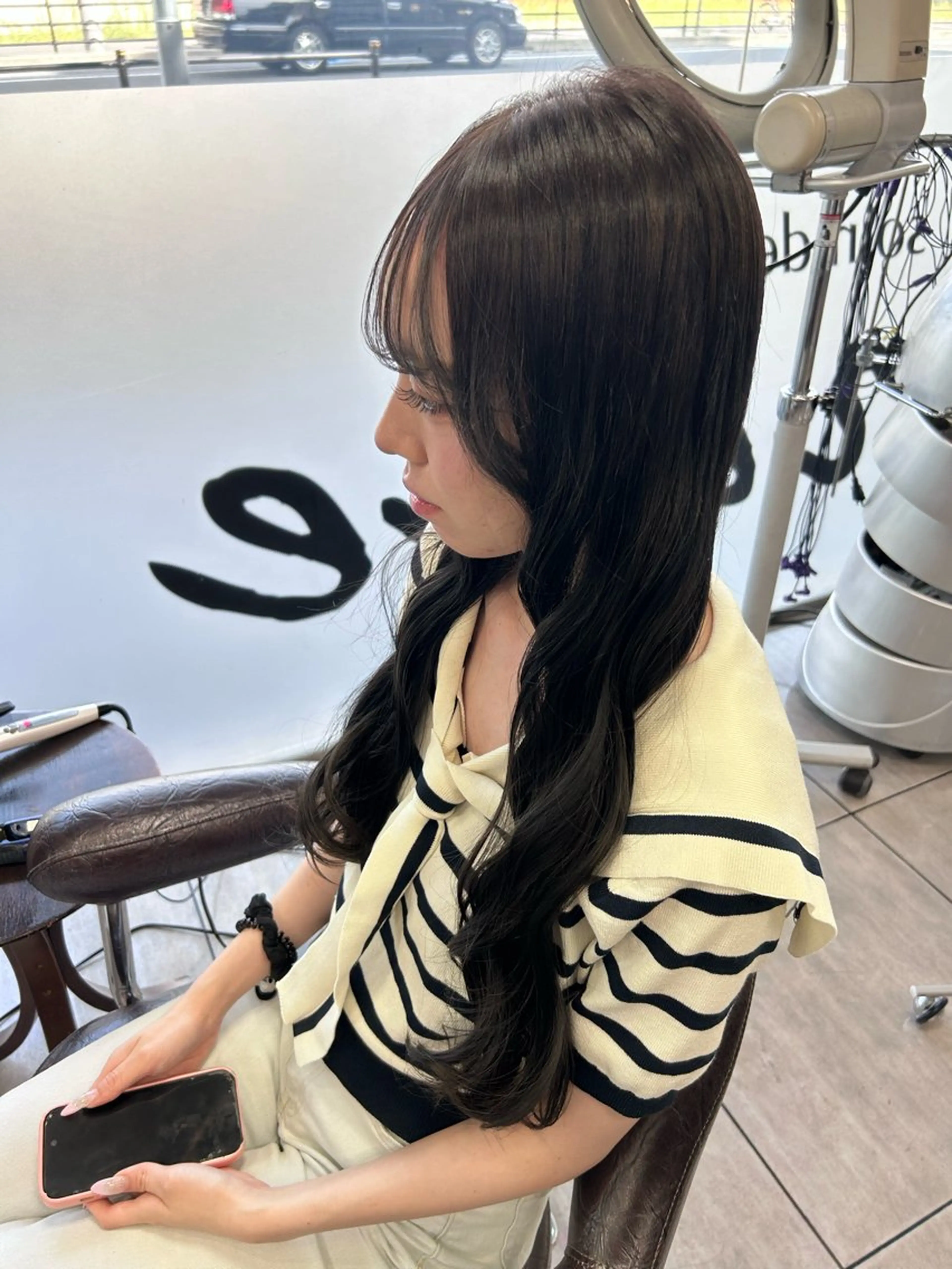 ロング カラー グレージュ 🎀艶カラー🎀 よしいあまねのヘアスタイル