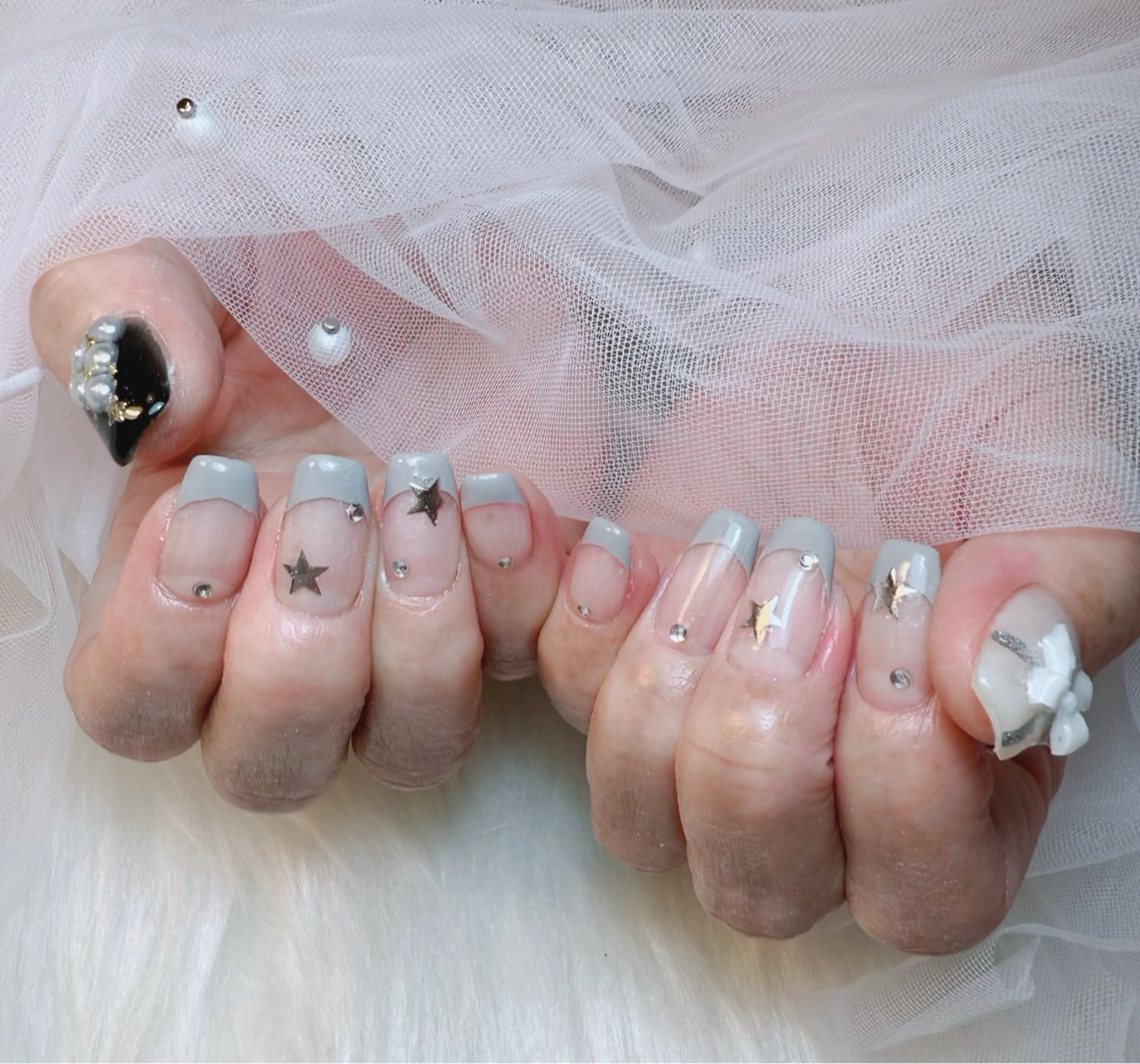 ミディアム ハンドネイル nailsalon jasmine 疋田のネイルデザイン