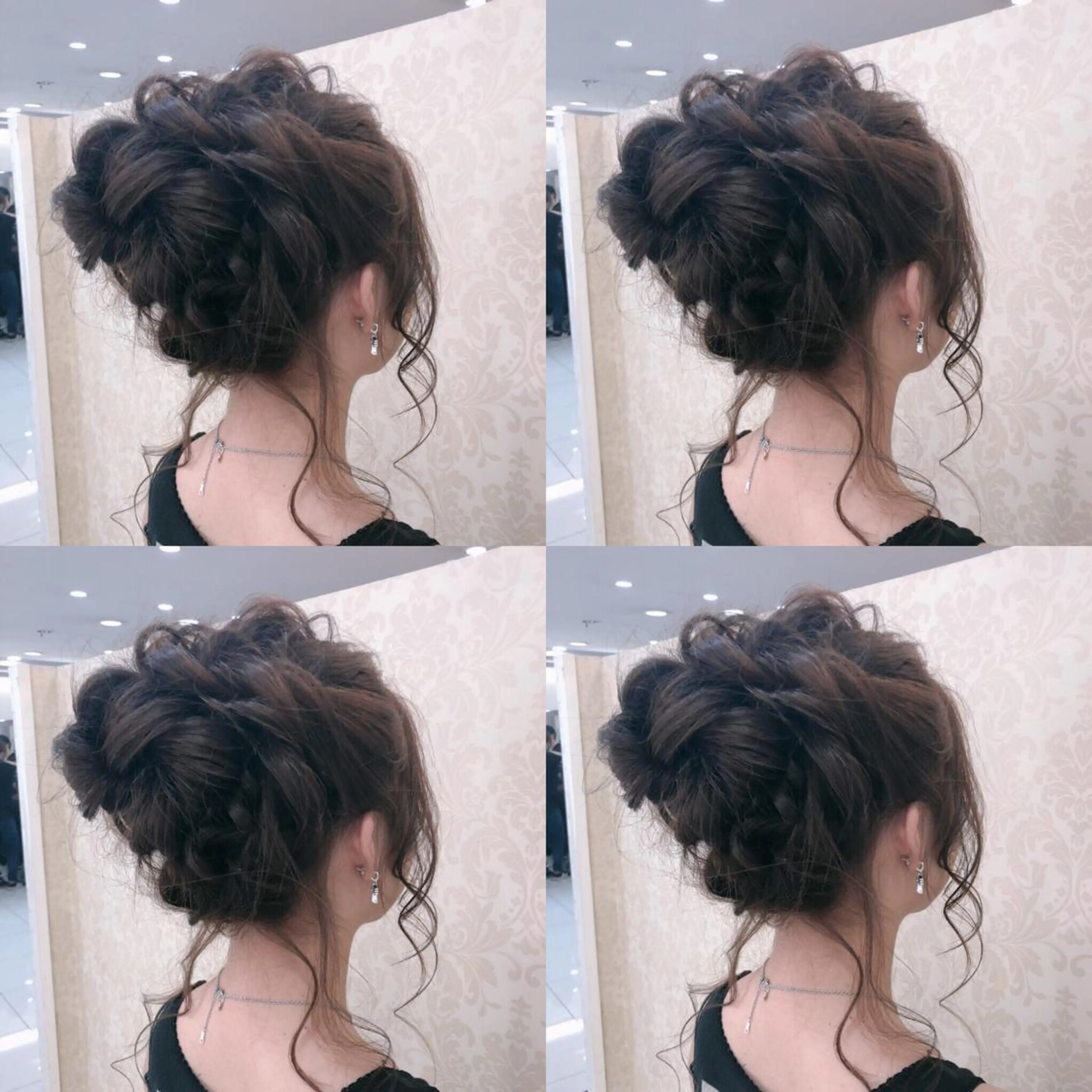 セミロング ヘアアレンジ ヘアセット 🌷MAYU 🌷のヘアスタイル