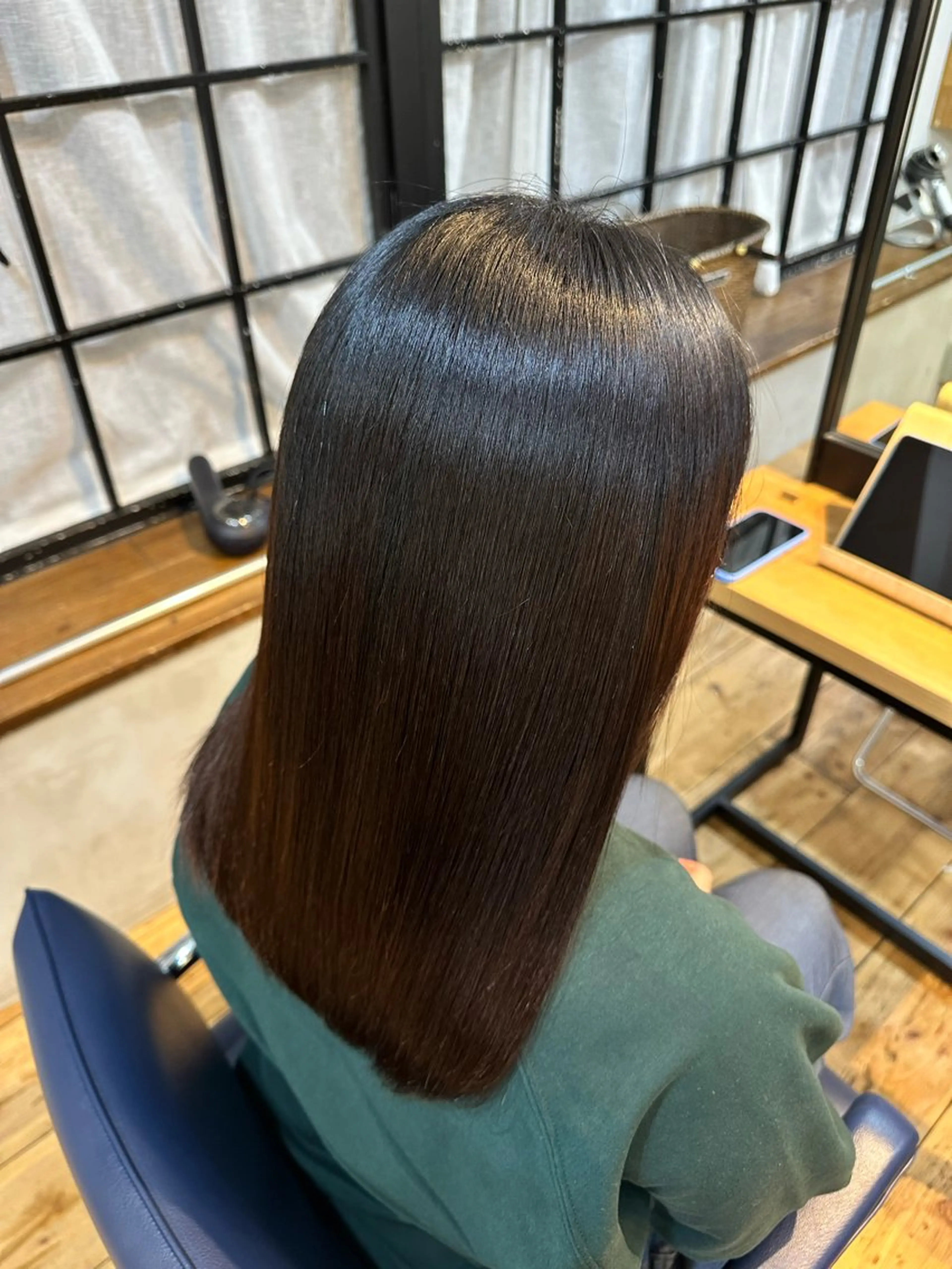 セミロング 縮毛矯正＆髪質改善 特化/ゆいのヘアスタイル