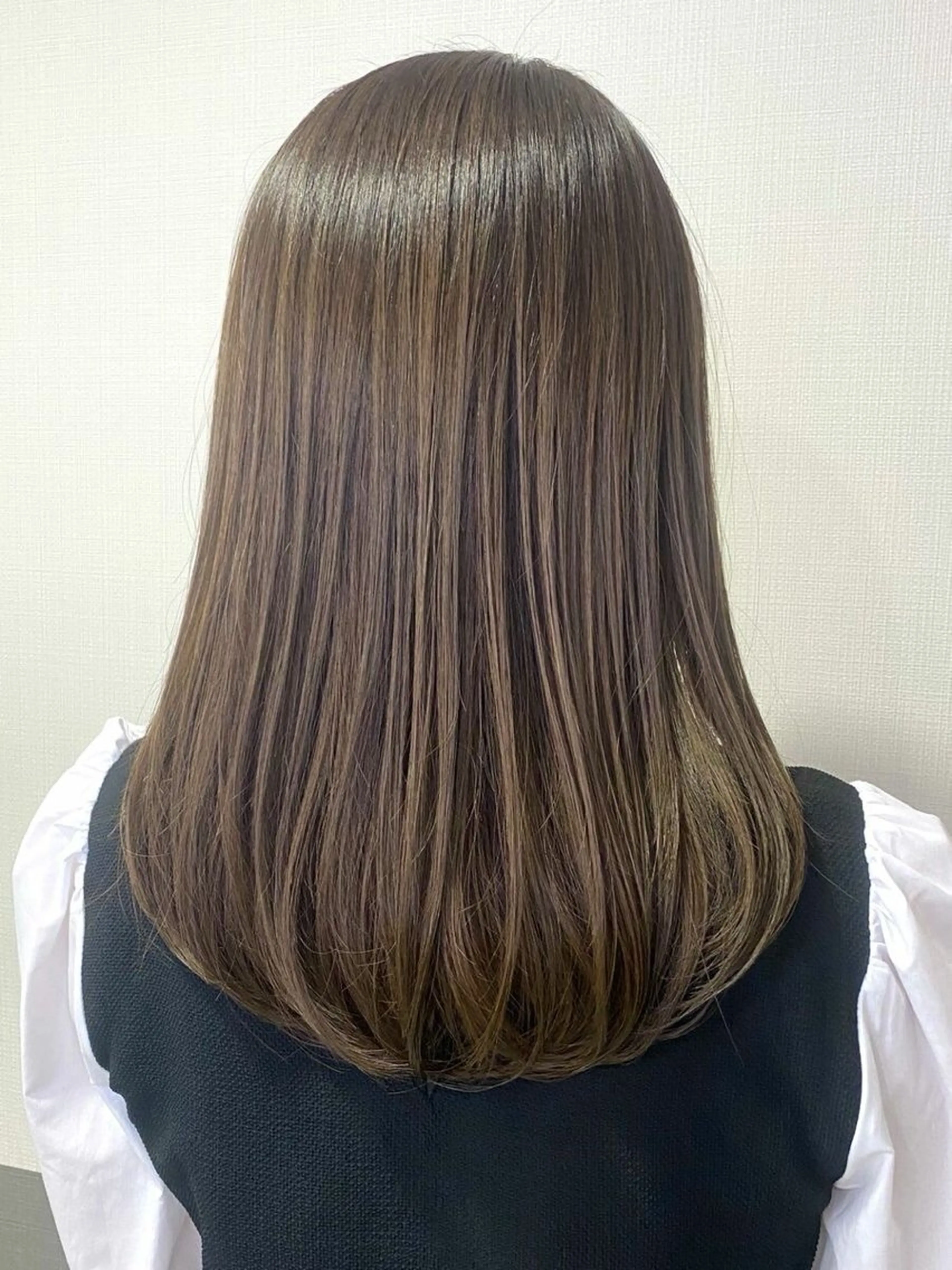 セミロング 縮毛矯正 SHIAN八王子 ✂︎しゅんすけのヘアスタイル