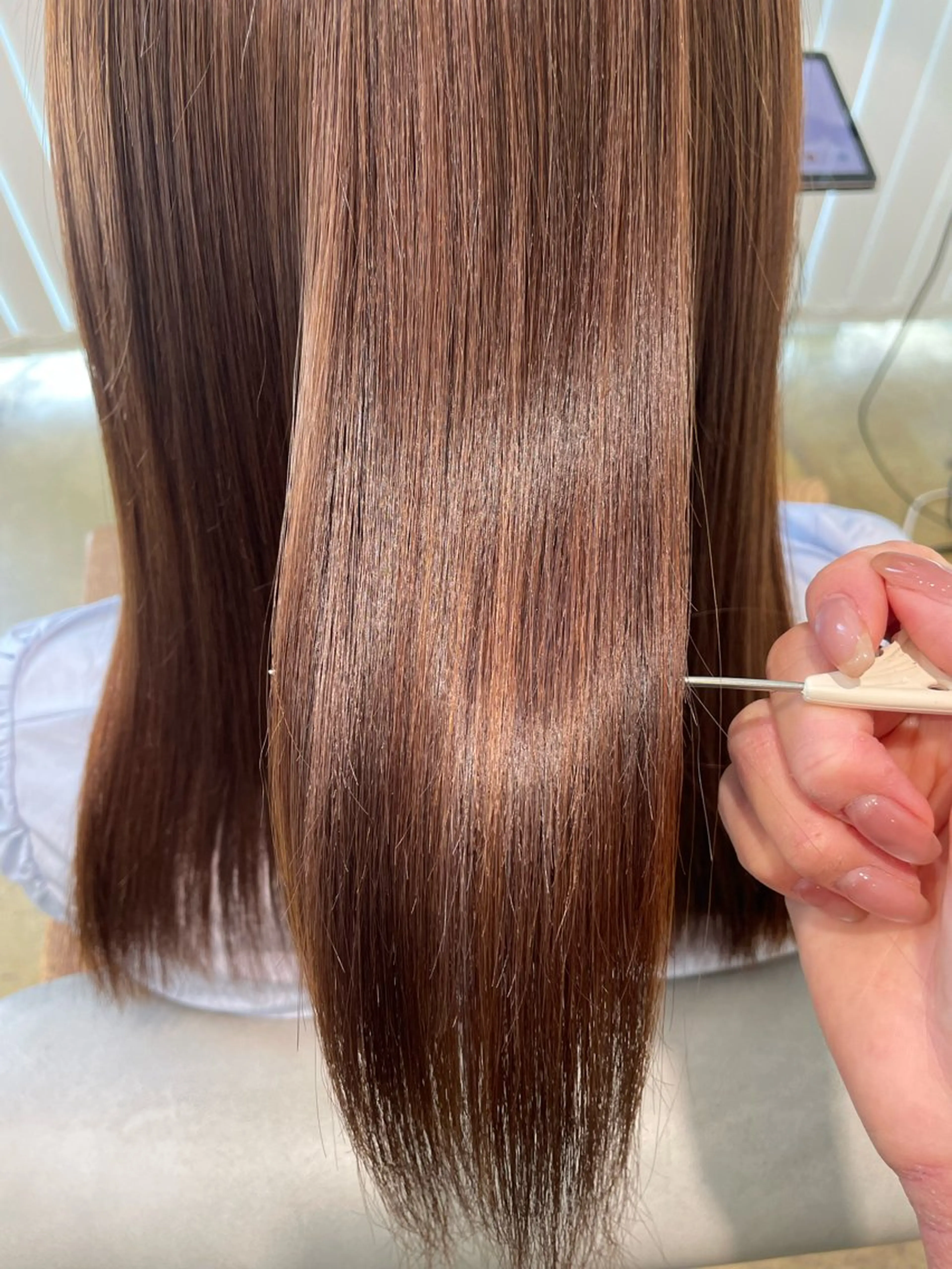 パーマ 縮毛矯正 ⭐️アイブロウリフト /パーマモデル/はなの眉毛・アイブロウイメージ