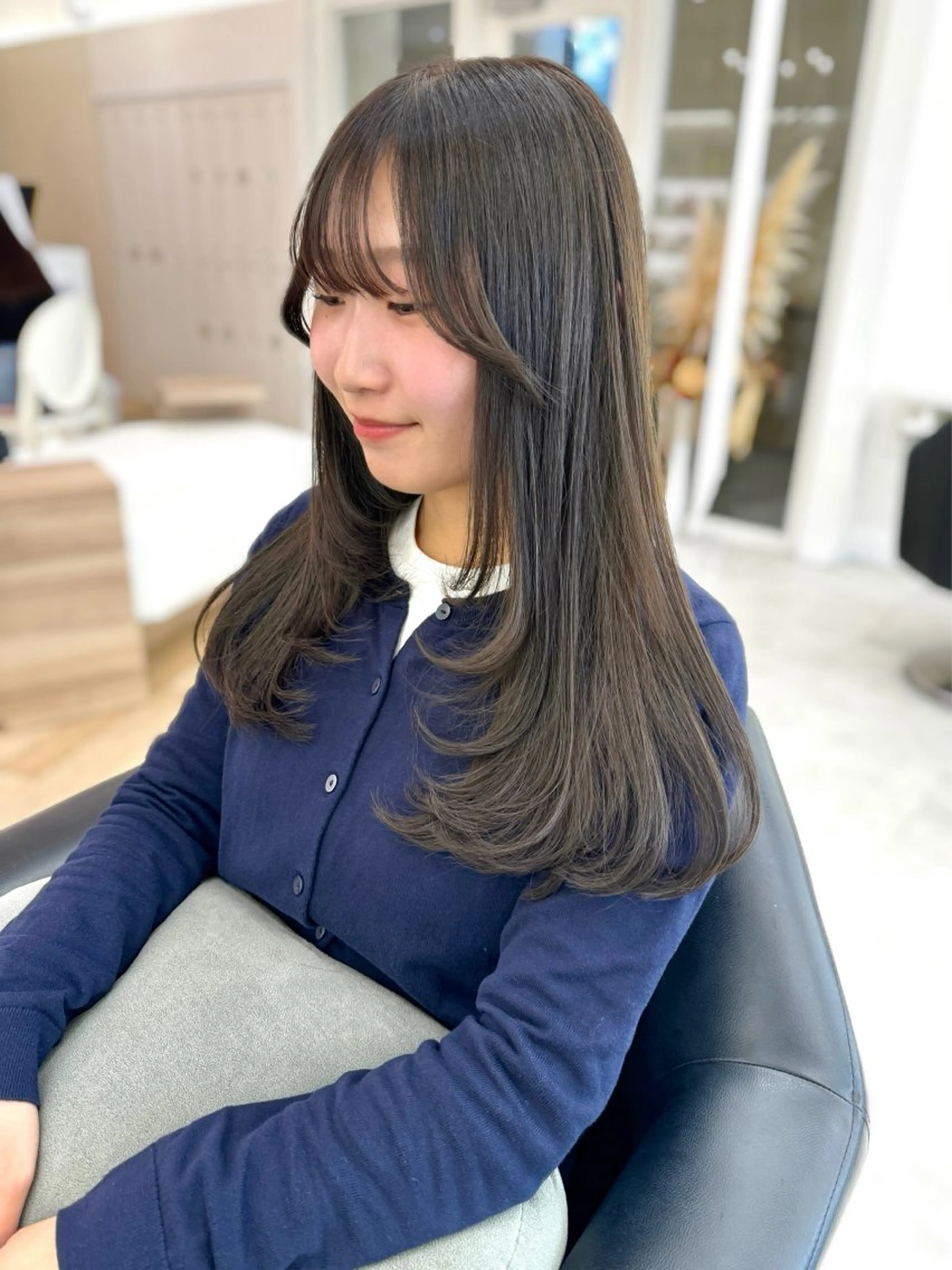 ロング カラー カット ヘアカラー ♡ParveMix NANO♡のヘアスタイル