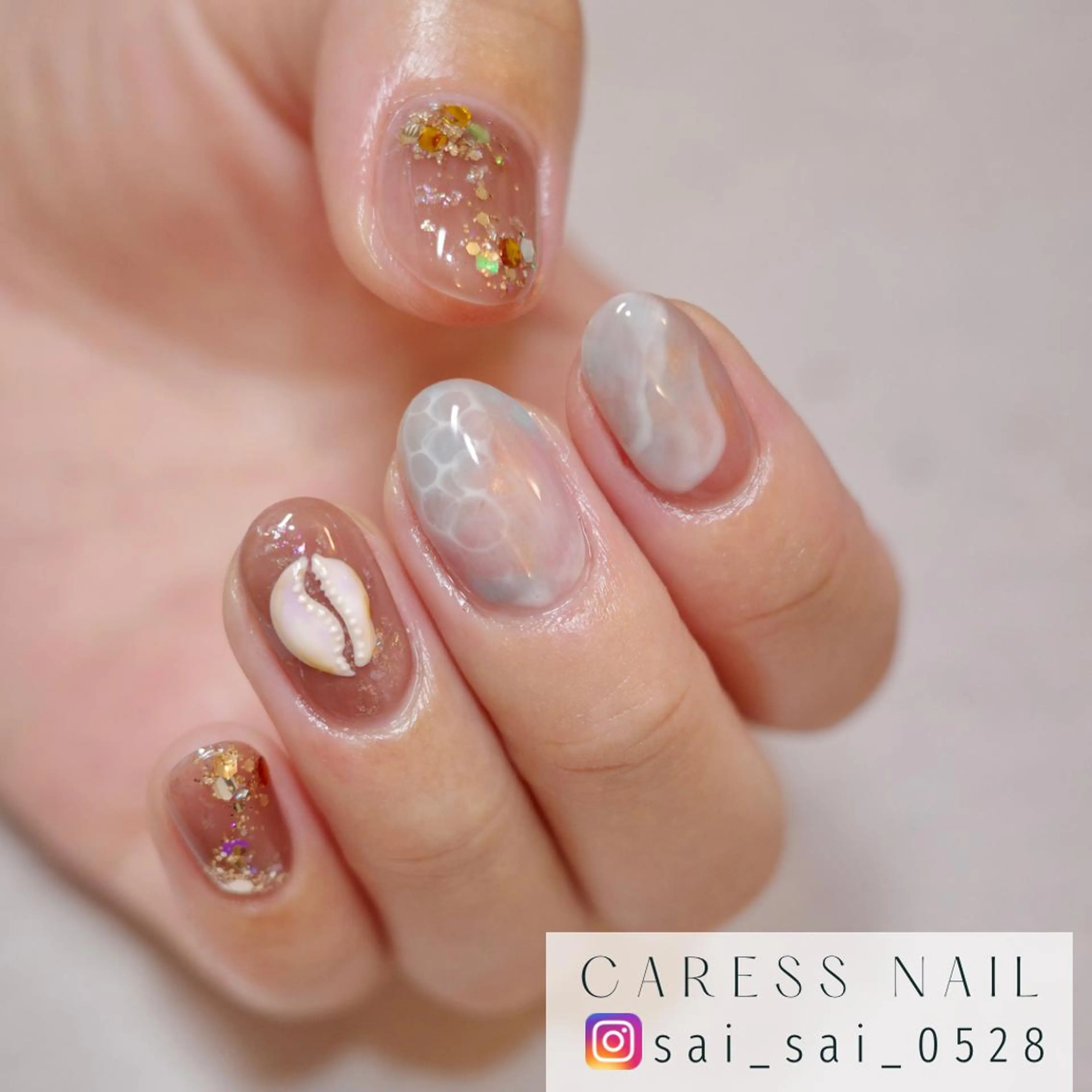 ネイル caress  nail カレスネイル　代々木上原所属・カレスネイル さいのネイルデザイン