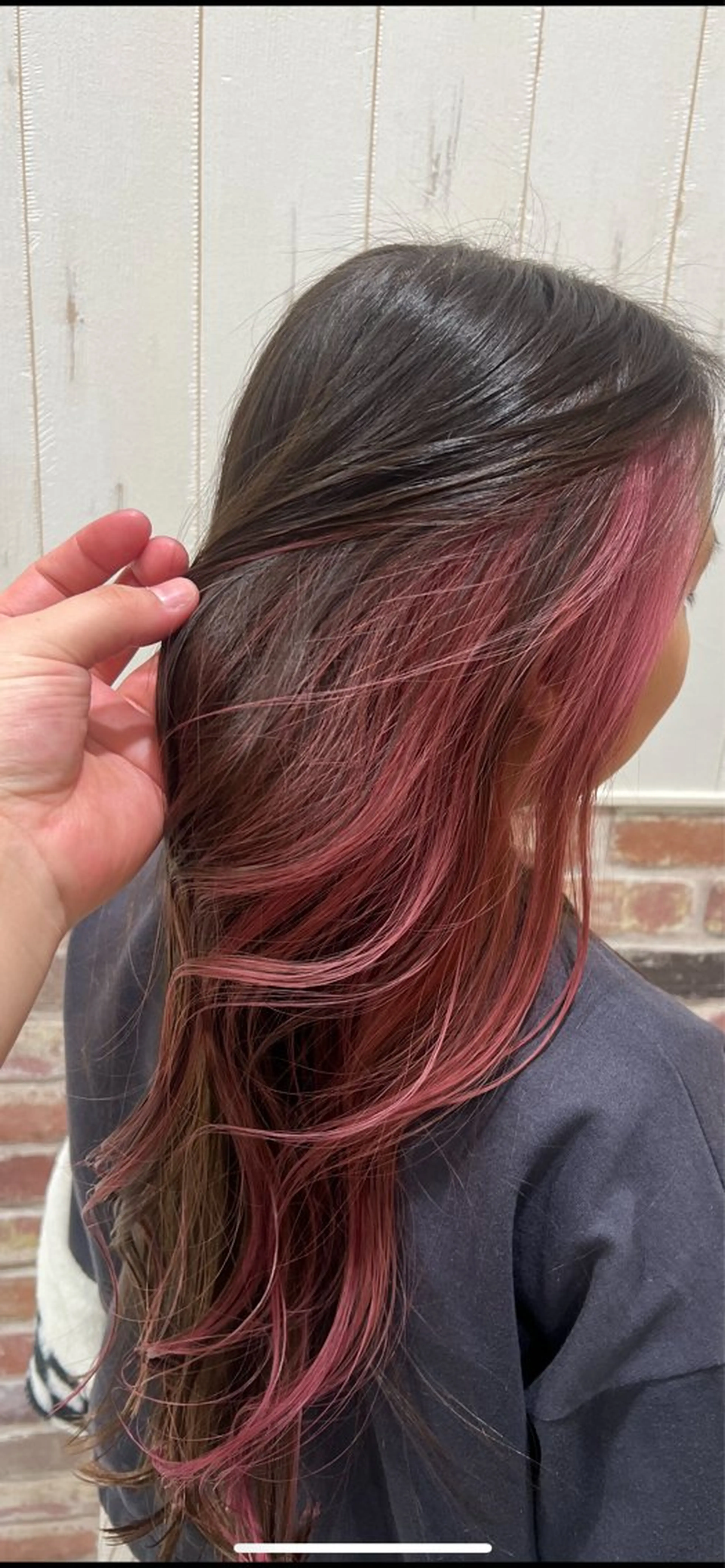 ロング ボブ ハイライト 髪質改善 レイヤーカット hair salon FAN所属・FANスタイリスト Ⓜ️EIのヘアスタイル