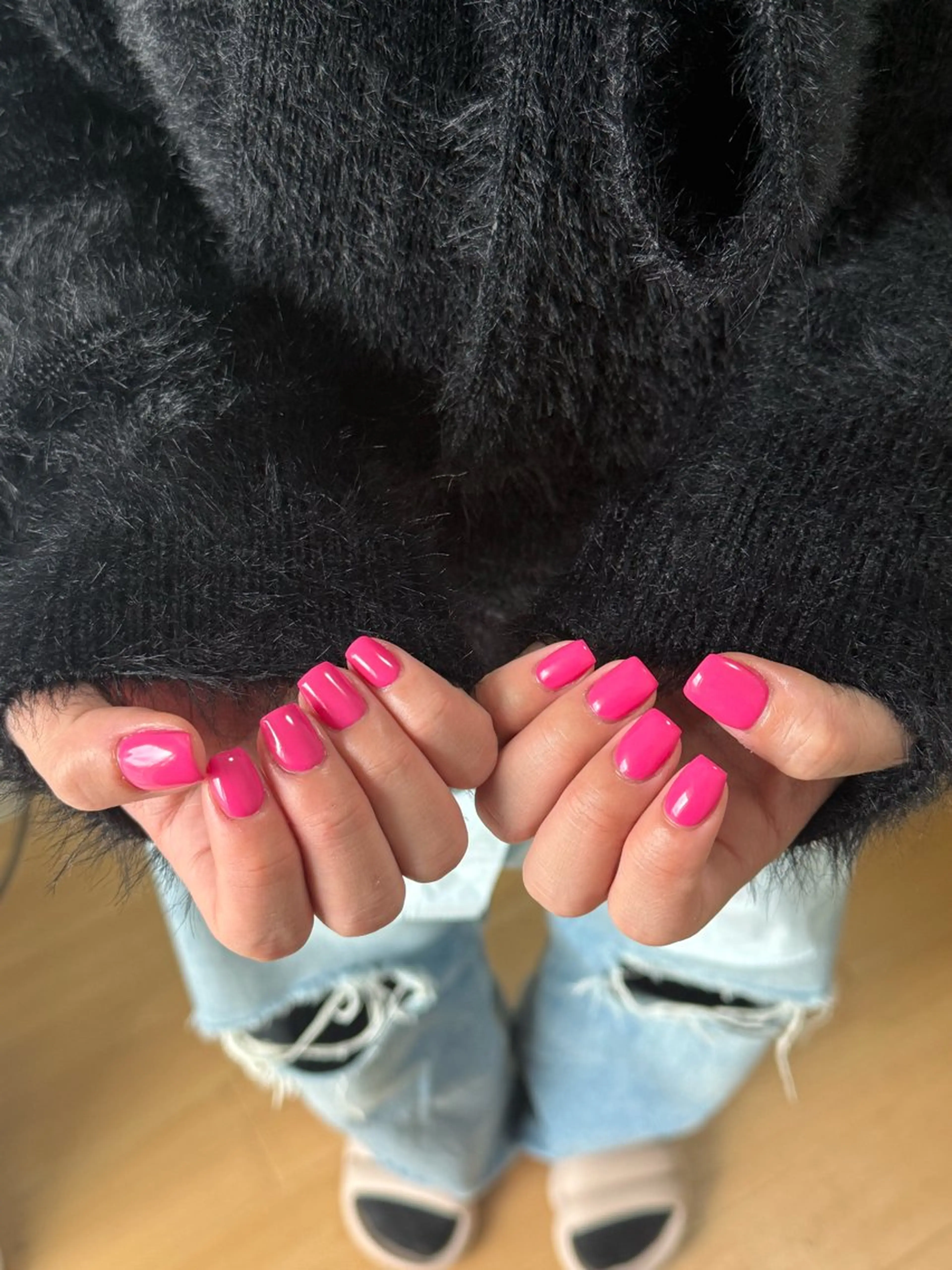 ネイル ワンカラーネイル ハンドネイル AZ Nail aoiのネイルデザイン