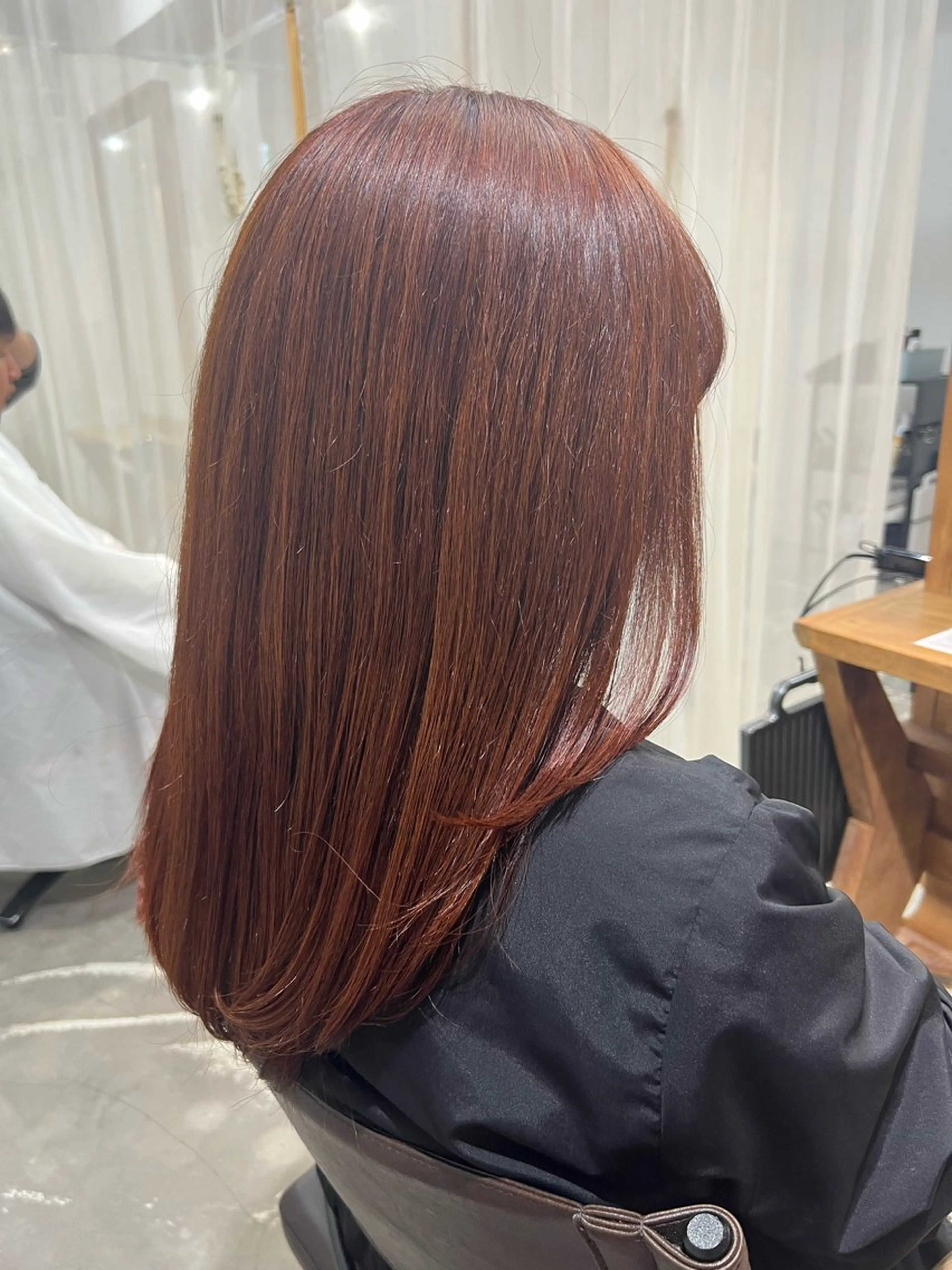 セミロング カラー sayaka / 本陣モデル募集中!のヘアスタイル