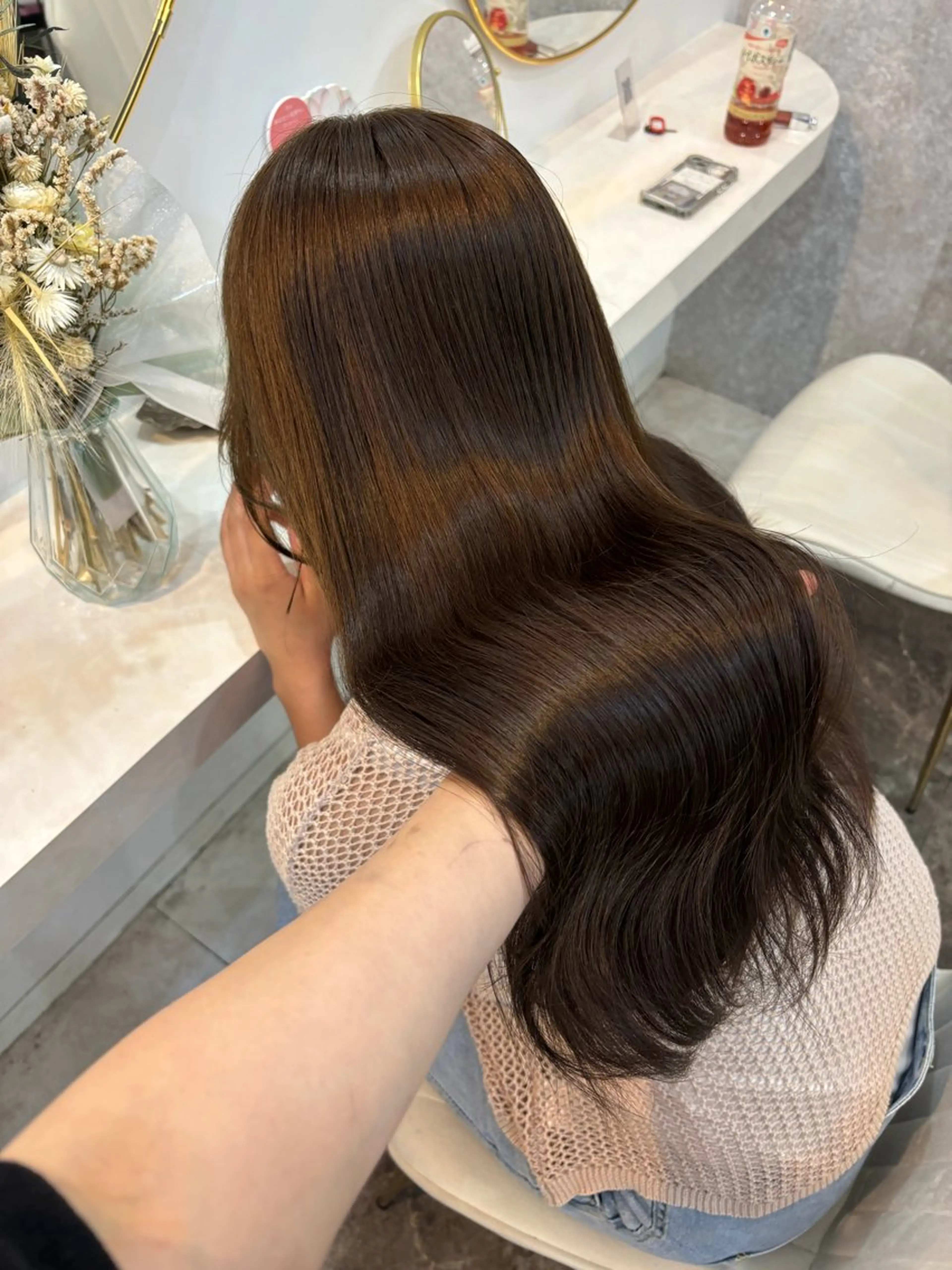 ロング カラー カット ヘアカラー せいと/レイヤー/ ハイトーン/艶髪のヘアスタイル