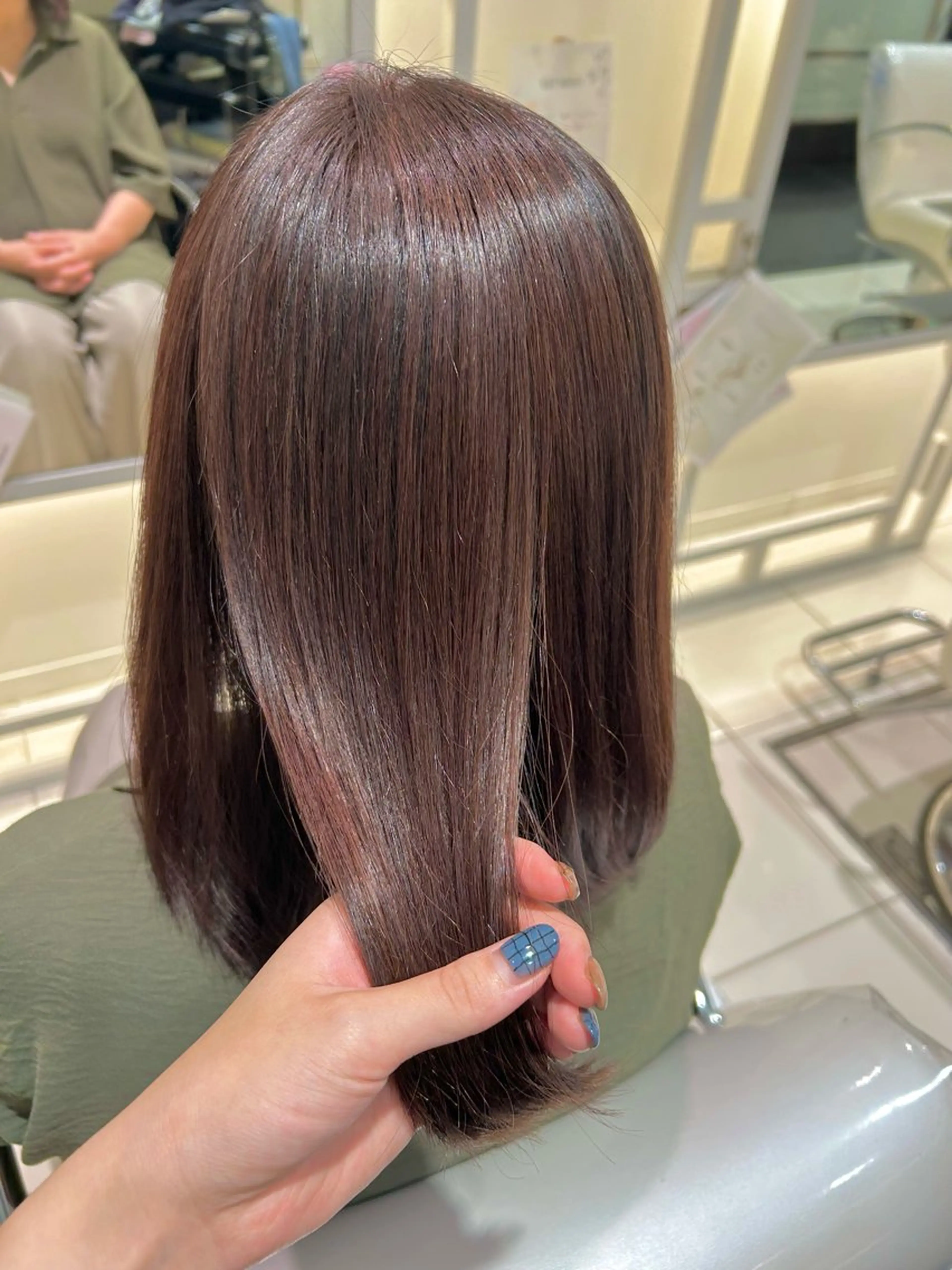 ミディアム カラー カット ヘアカラー オオタ ユイナ🌈のヘアスタイル