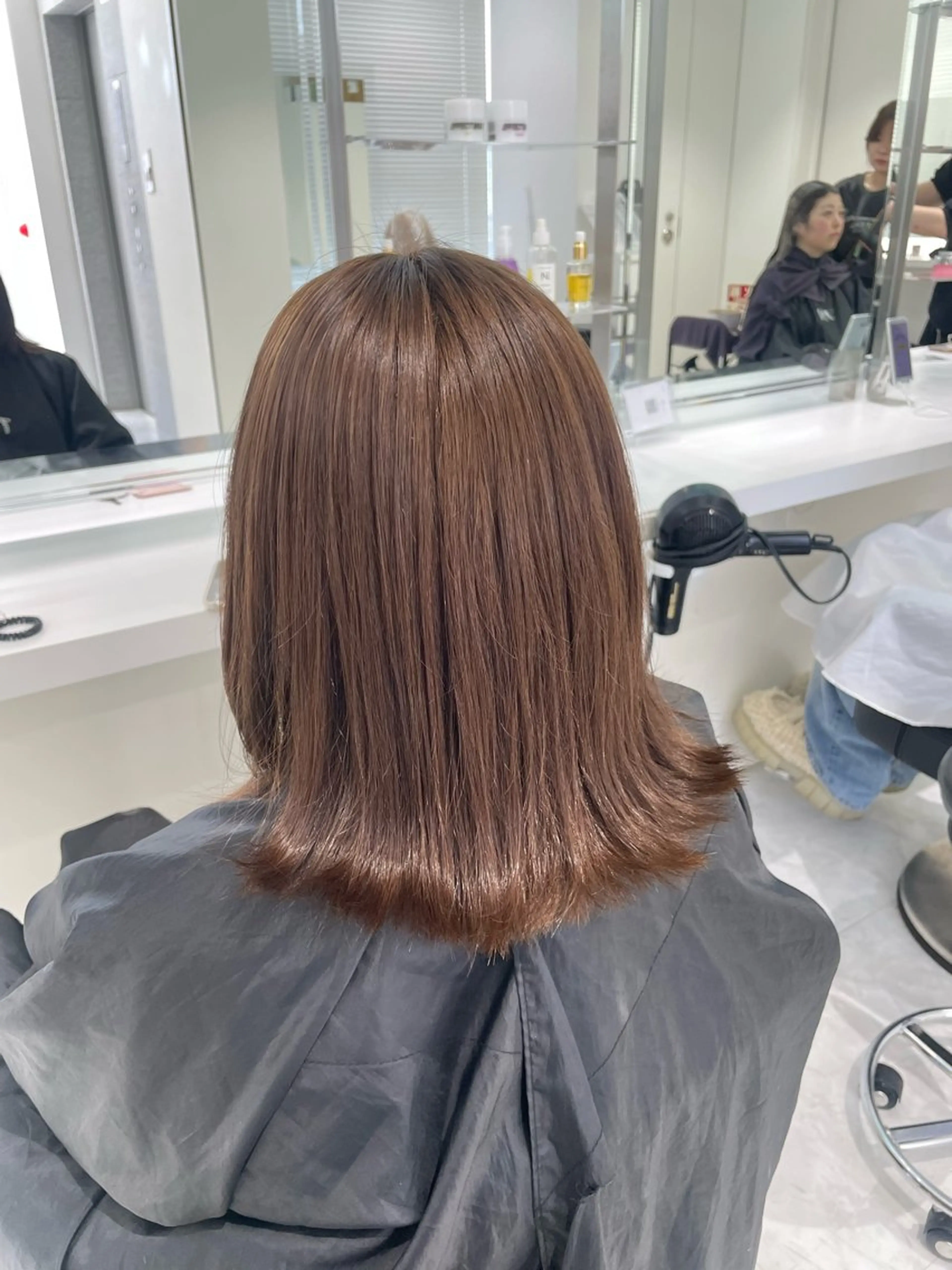 カラー 🤍ブリーチなし ブラウンhimi🤍のヘアスタイル