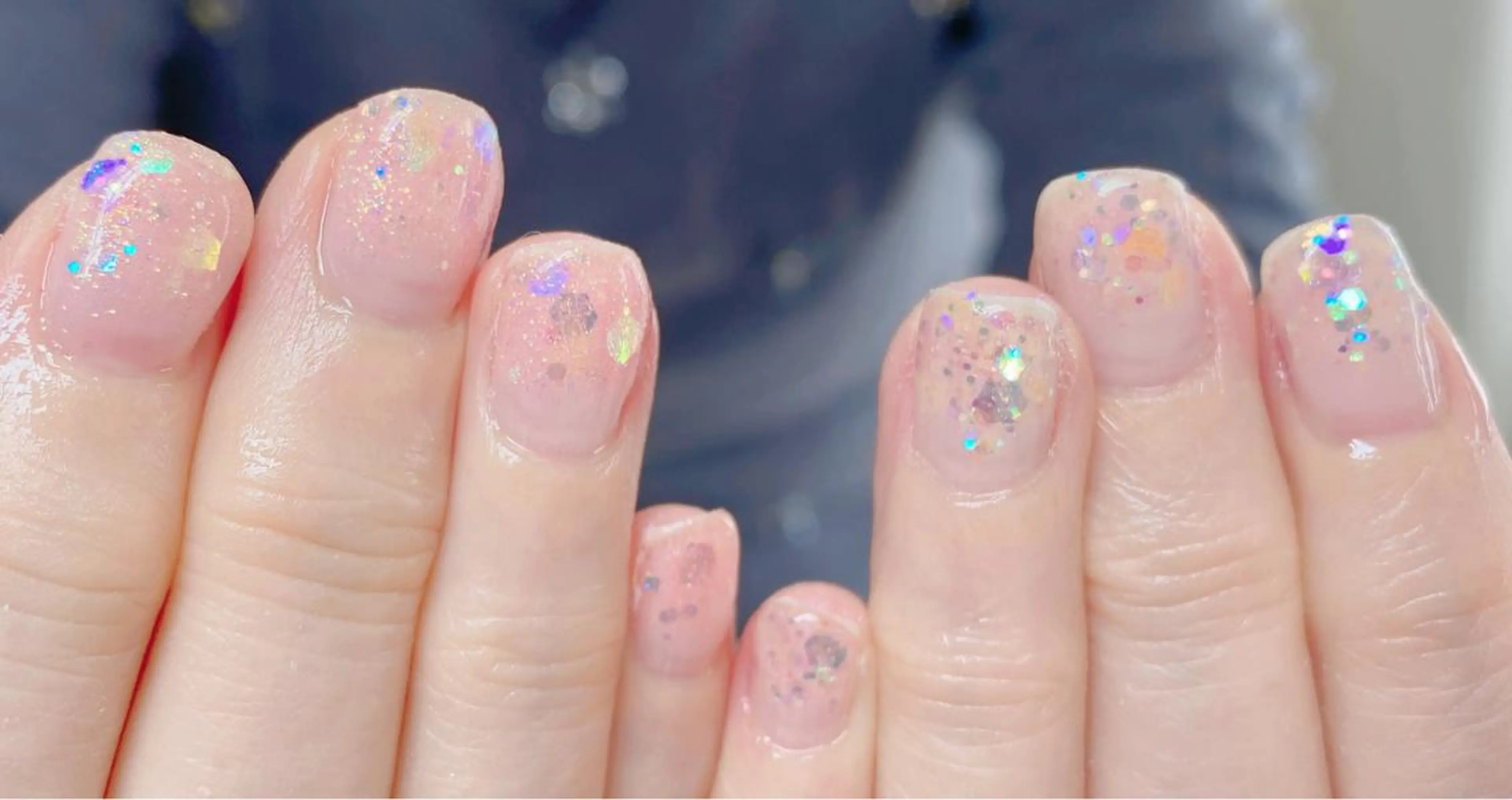 ネイル ハンドネイル ニュアンスネイル🌈 MYU Nailsのネイルデザイン