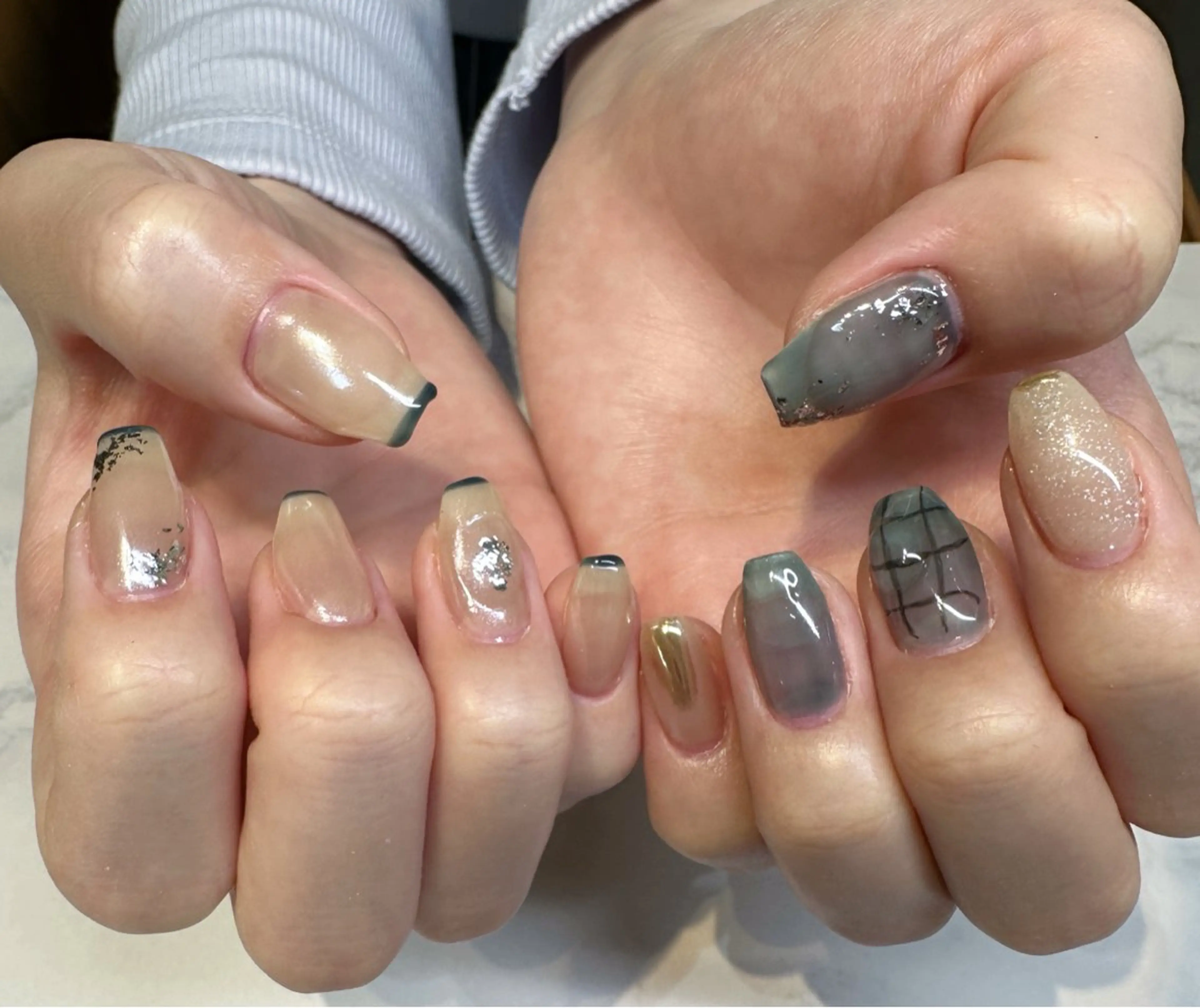 ネイル アートネイル 持ち込み Grace nail ケイのネイルデザイン