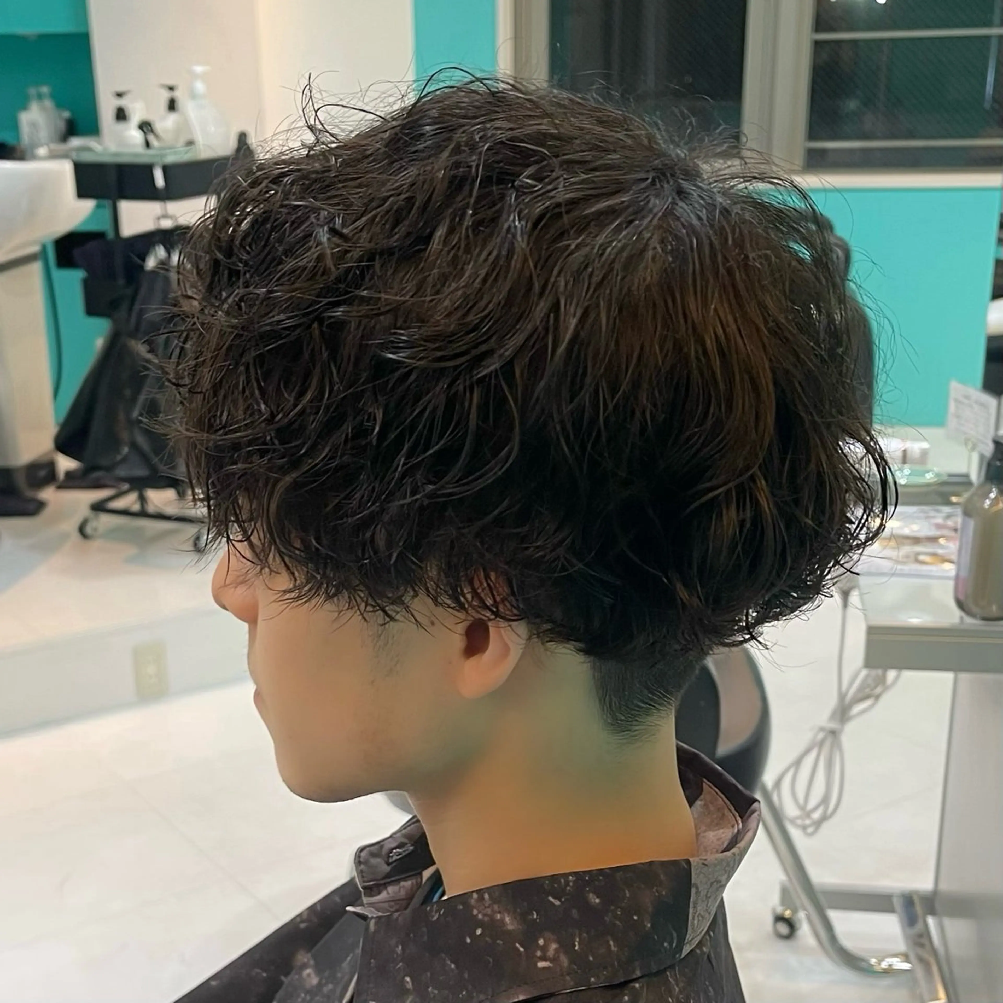 パーマ メンズ カット パーマ mana/ブリーチ/ ヘアセット/メンズのヘアスタイル