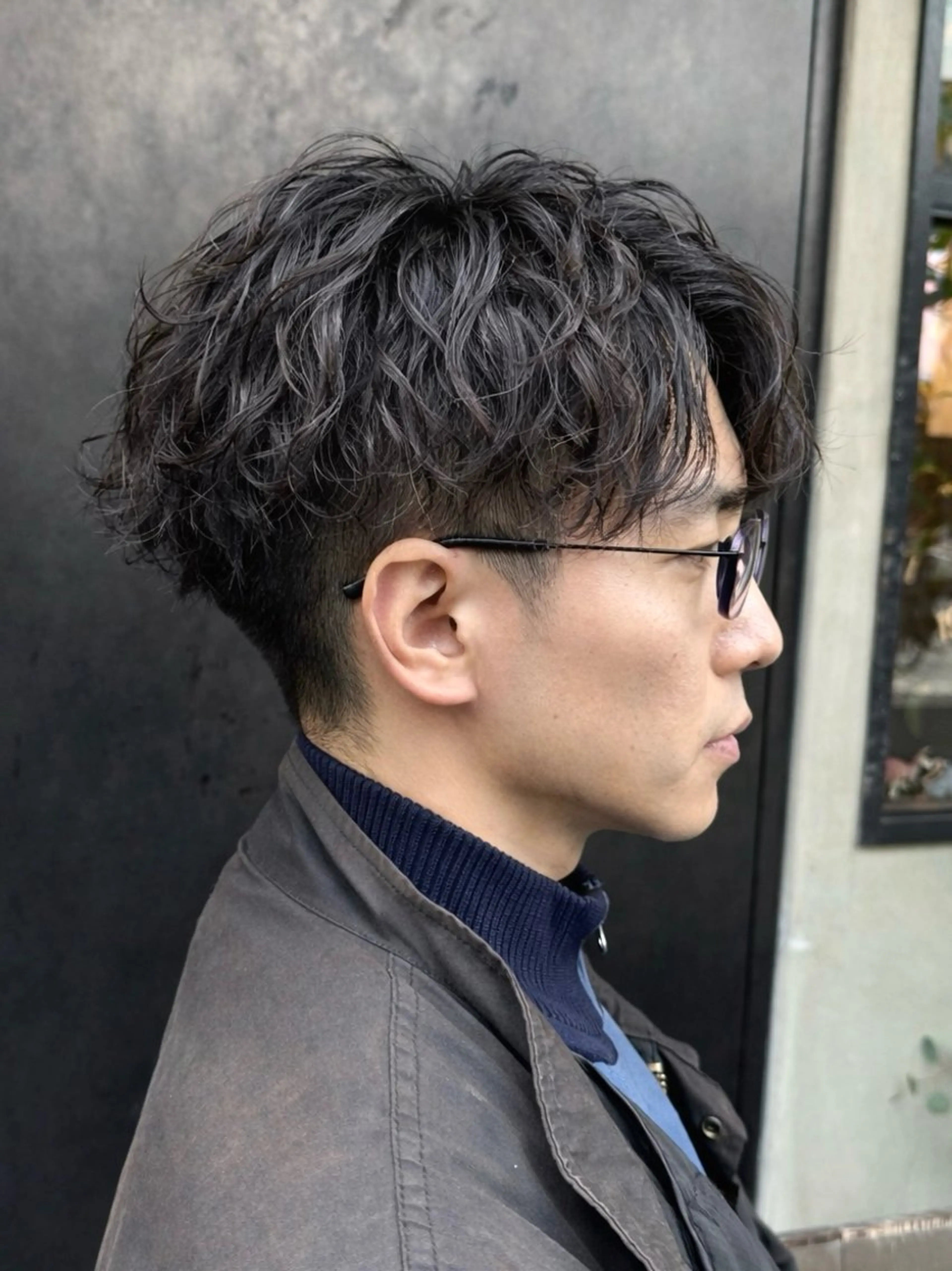 ショート カット パーマ 【扉gate】野崎 英幸のヘアスタイル