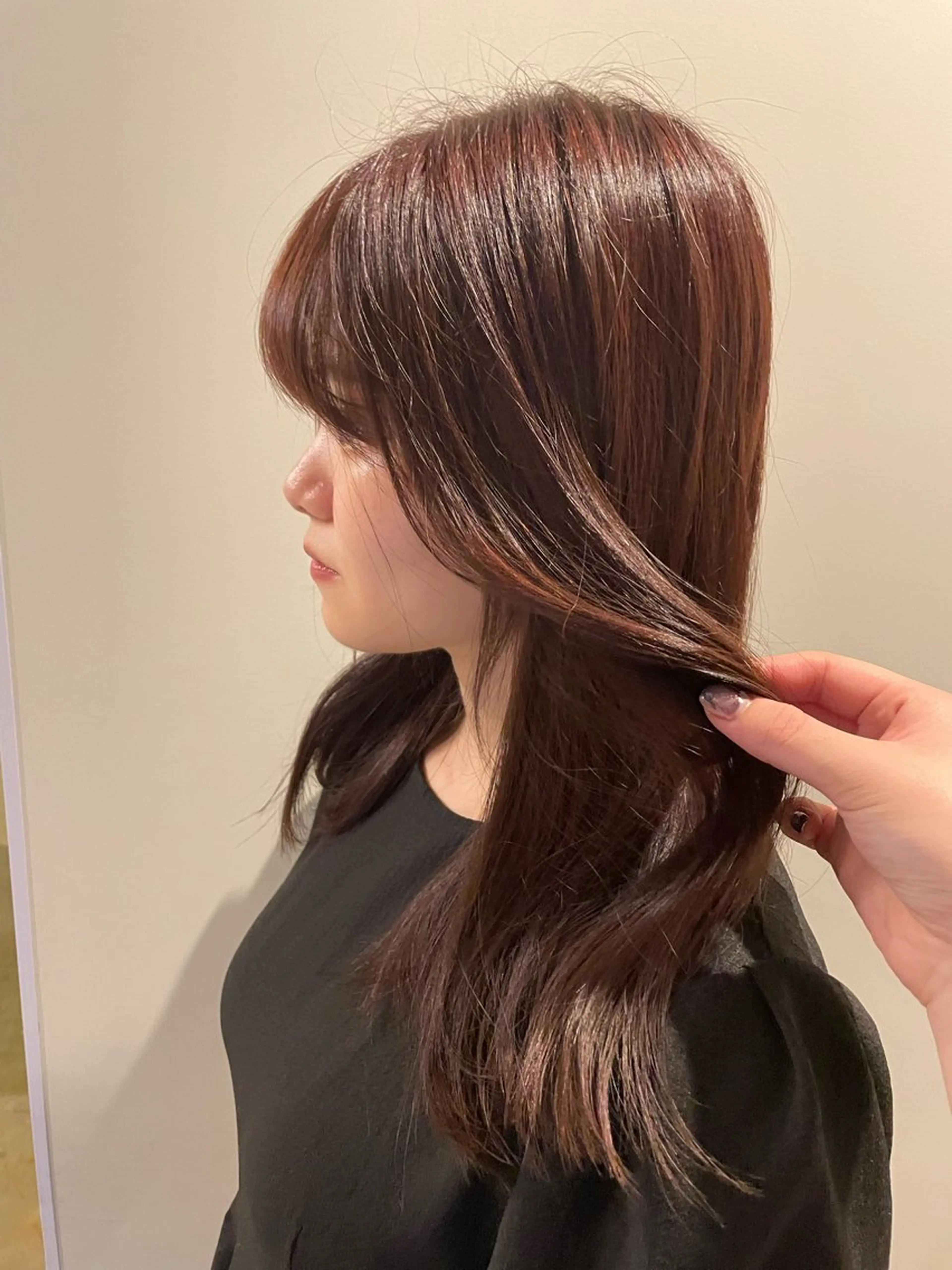 セミロング Heath 姪浜 ⌇フタバのヘアスタイル