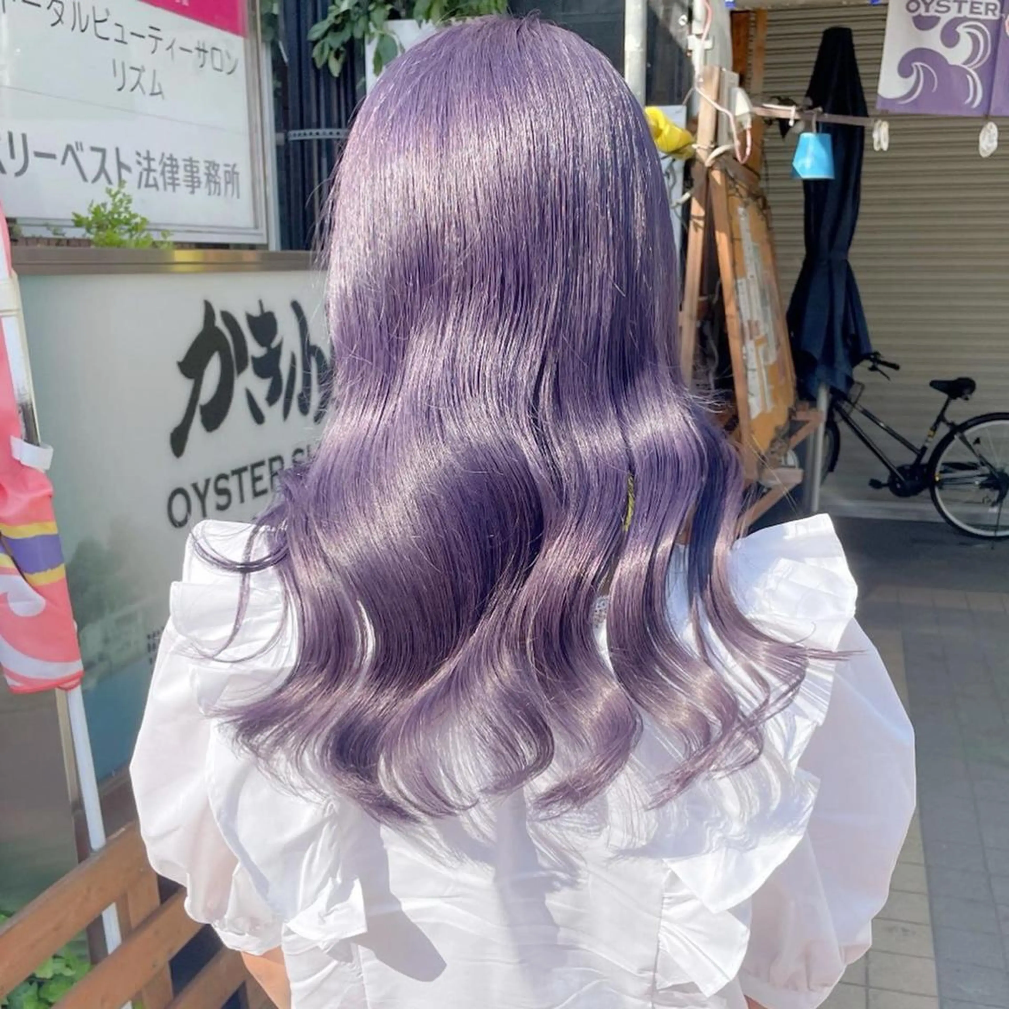 ロング カラー アディクシーカラー アッシュ アッシュブラウン アッシュグレー アッシュグレージュ ヘアカラー トリートメント ダブルカラー特化💍 tiam💍韓国ヘアのヘアスタイル