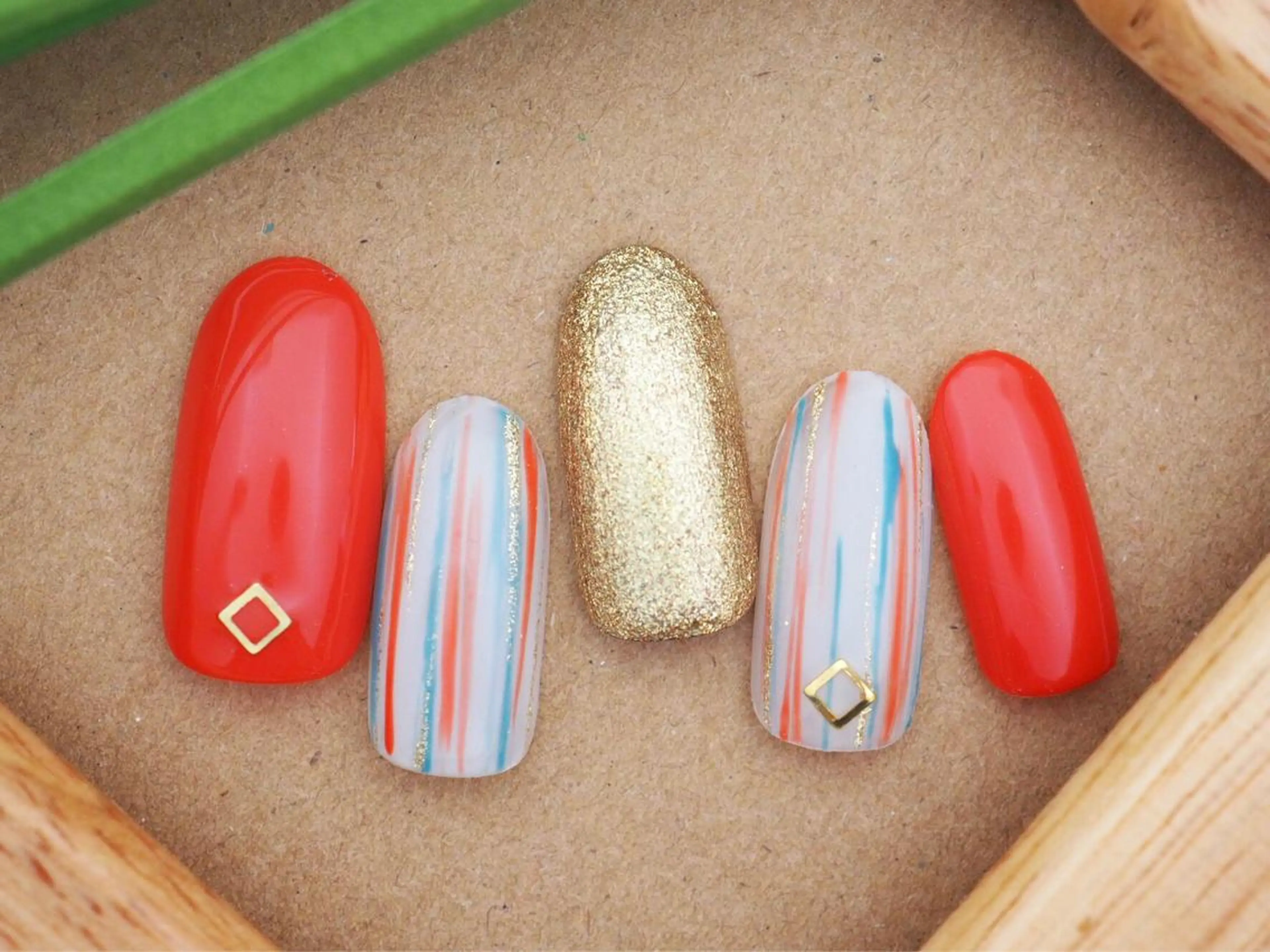 ネイル トップネイリスト Ribbon立川店のネイルデザイン