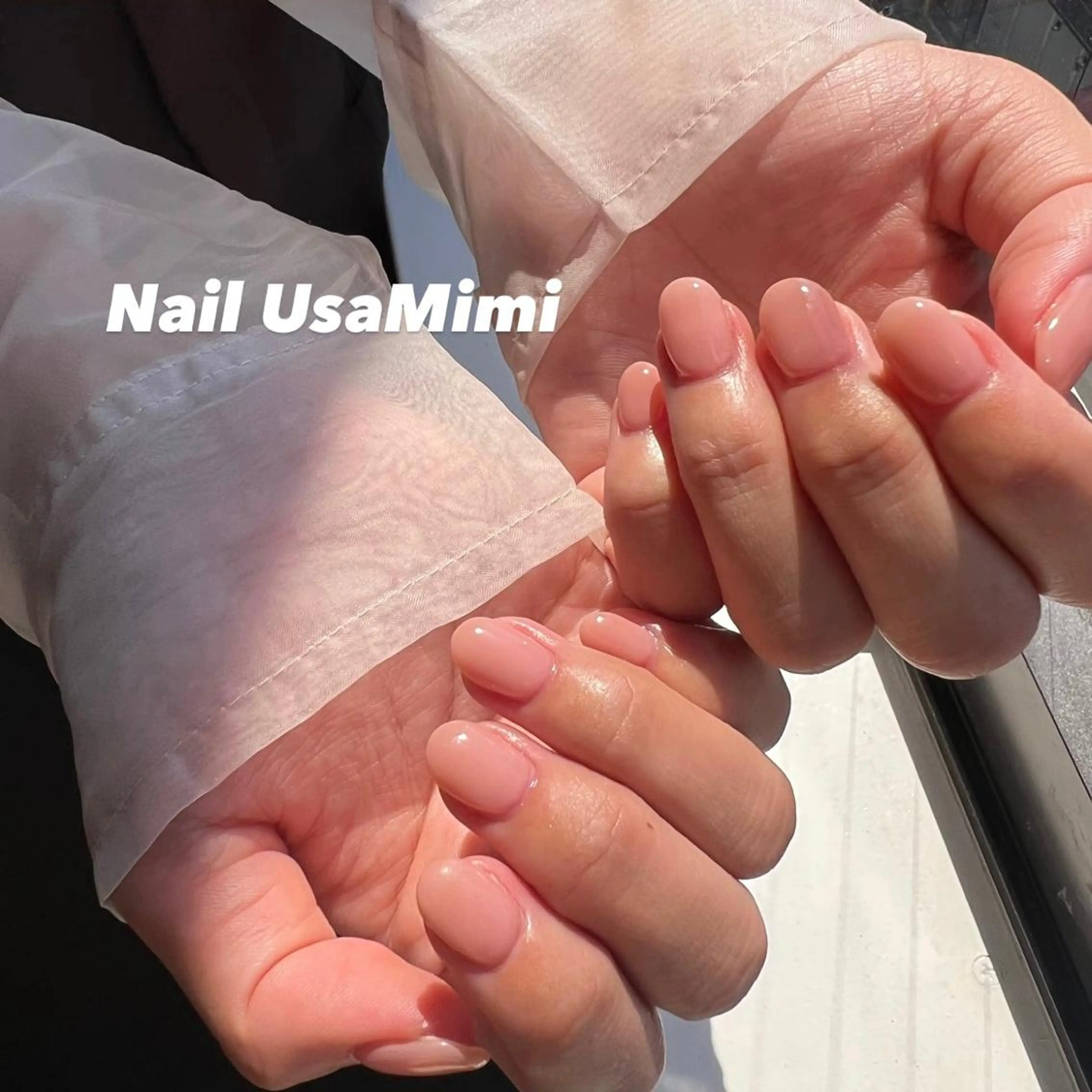 ネイル クリアネイル フットネイル ジェルネイル マグネットネイル 持ち込み 本町ネイルNail UsaMimiのネイルデザイン