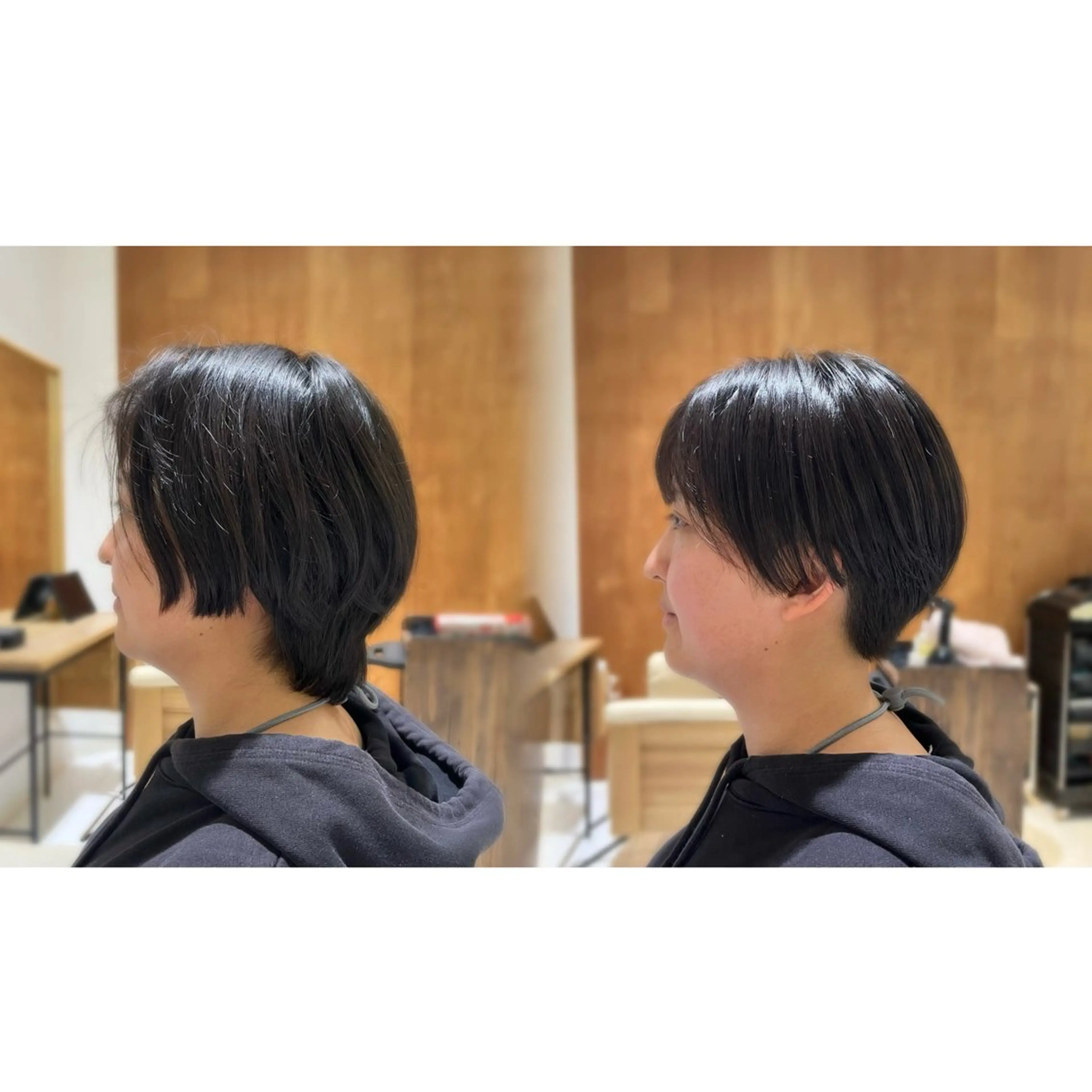 ショート カット たぐち はるなのヘアスタイル