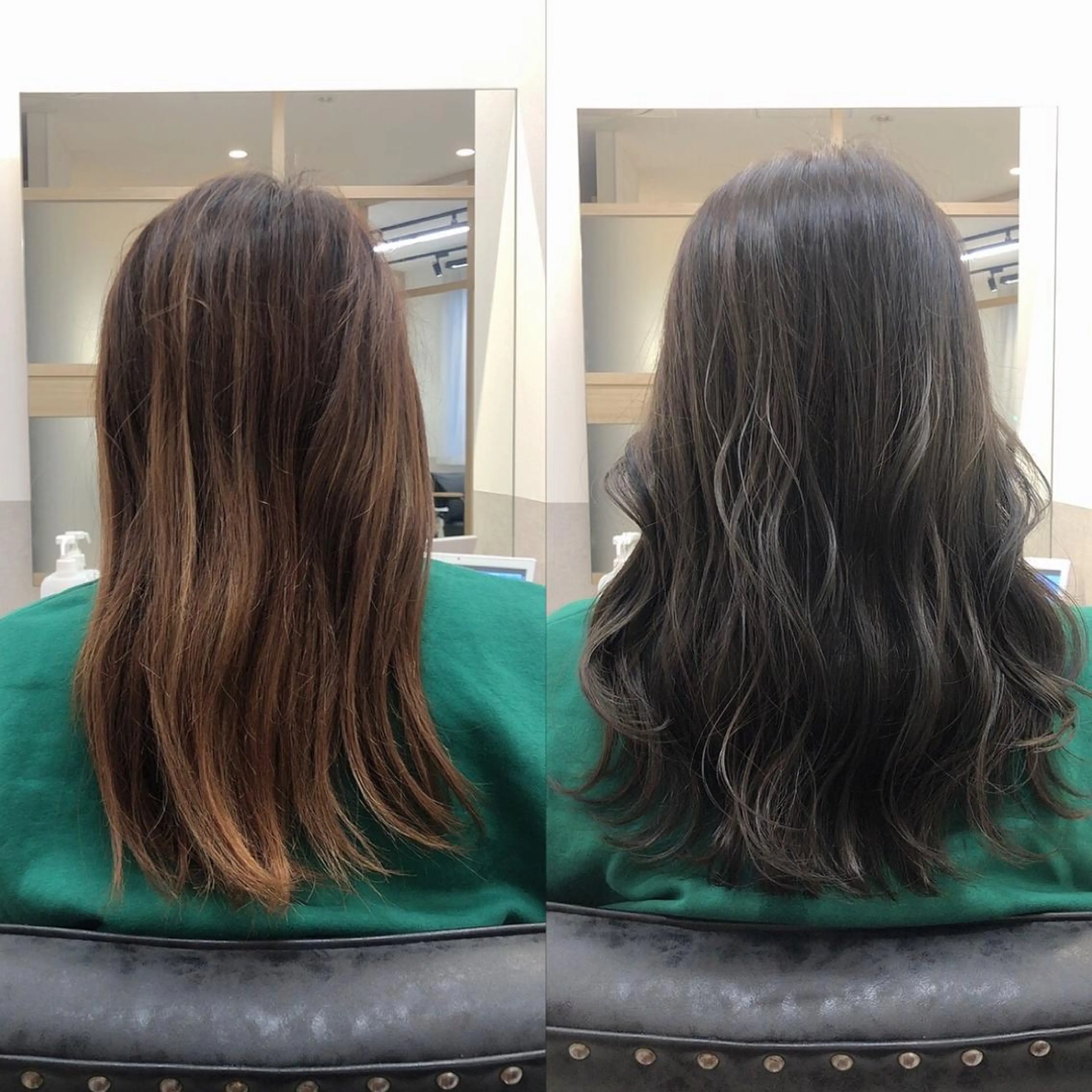 セミロング カラー カット ヘアカラー トリートメント 西野 美空🍊のヘアスタイル