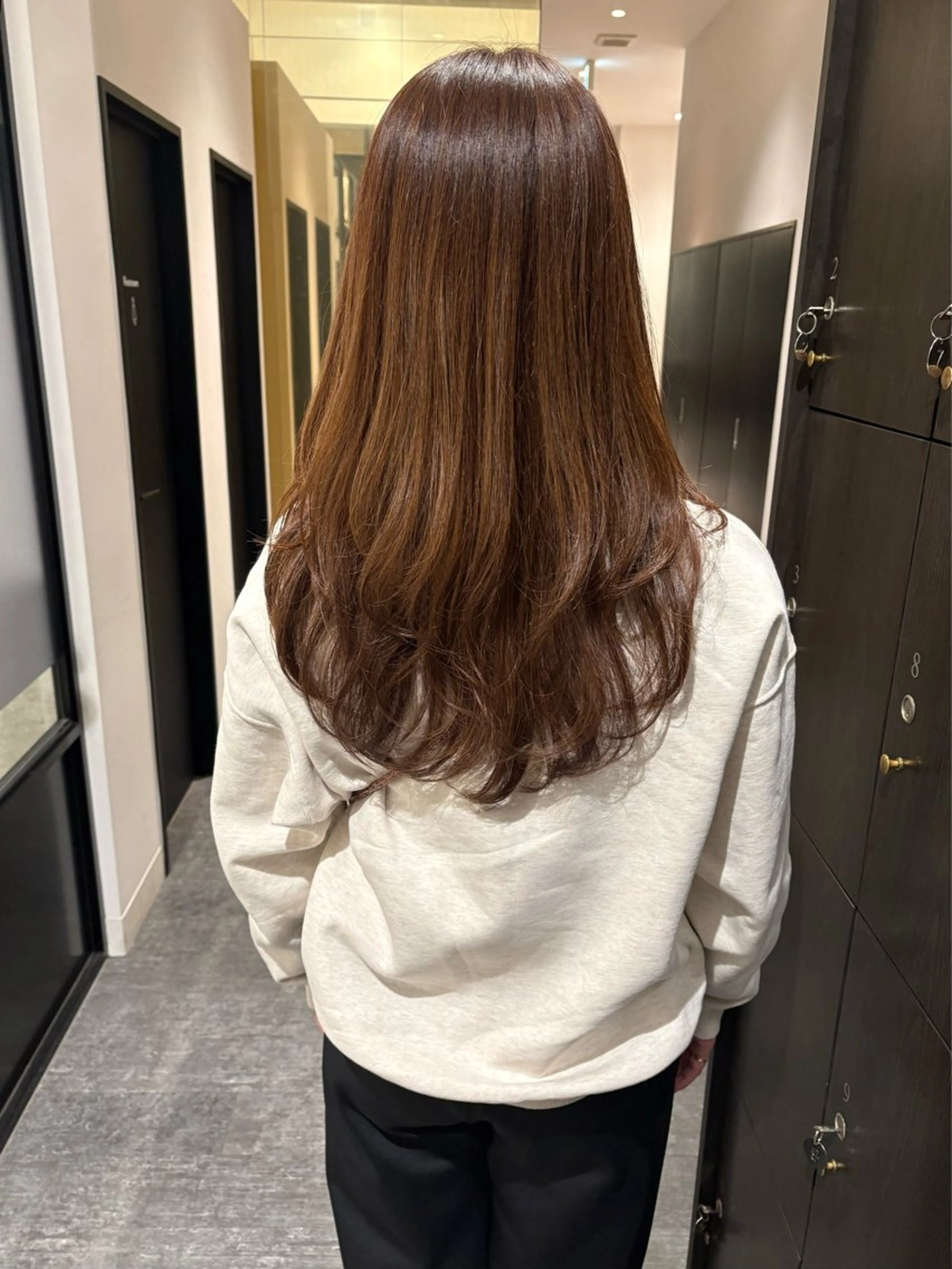 ロング カラー 韓国風ヘア カット ヘアカラー mao ｜ 柔らか艶カラー🫧のヘアスタイル