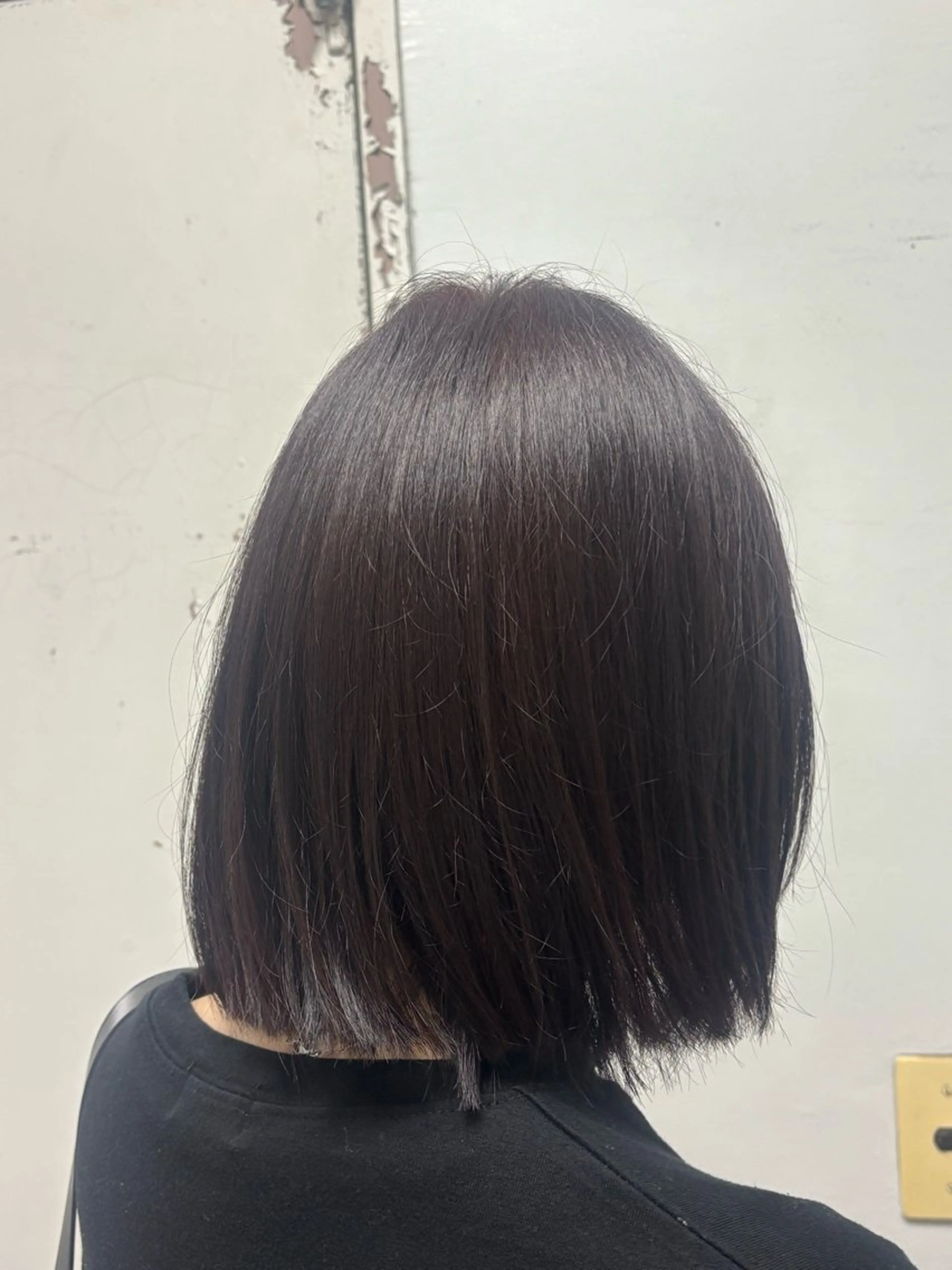 ミディアム みいな🍒 暖色カラー/レイヤーのヘアスタイル