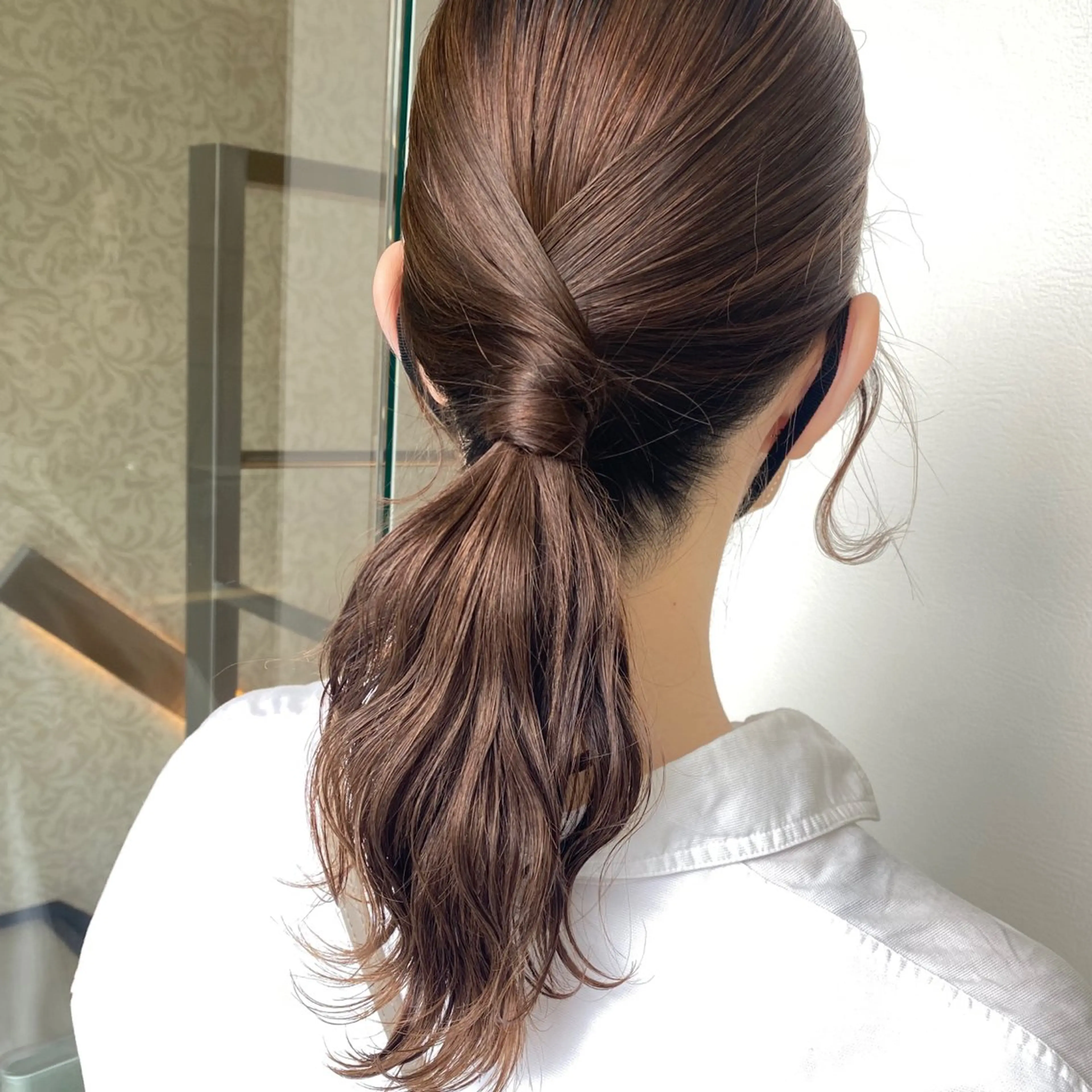 セミロング 多田 まりやのヘアスタイル