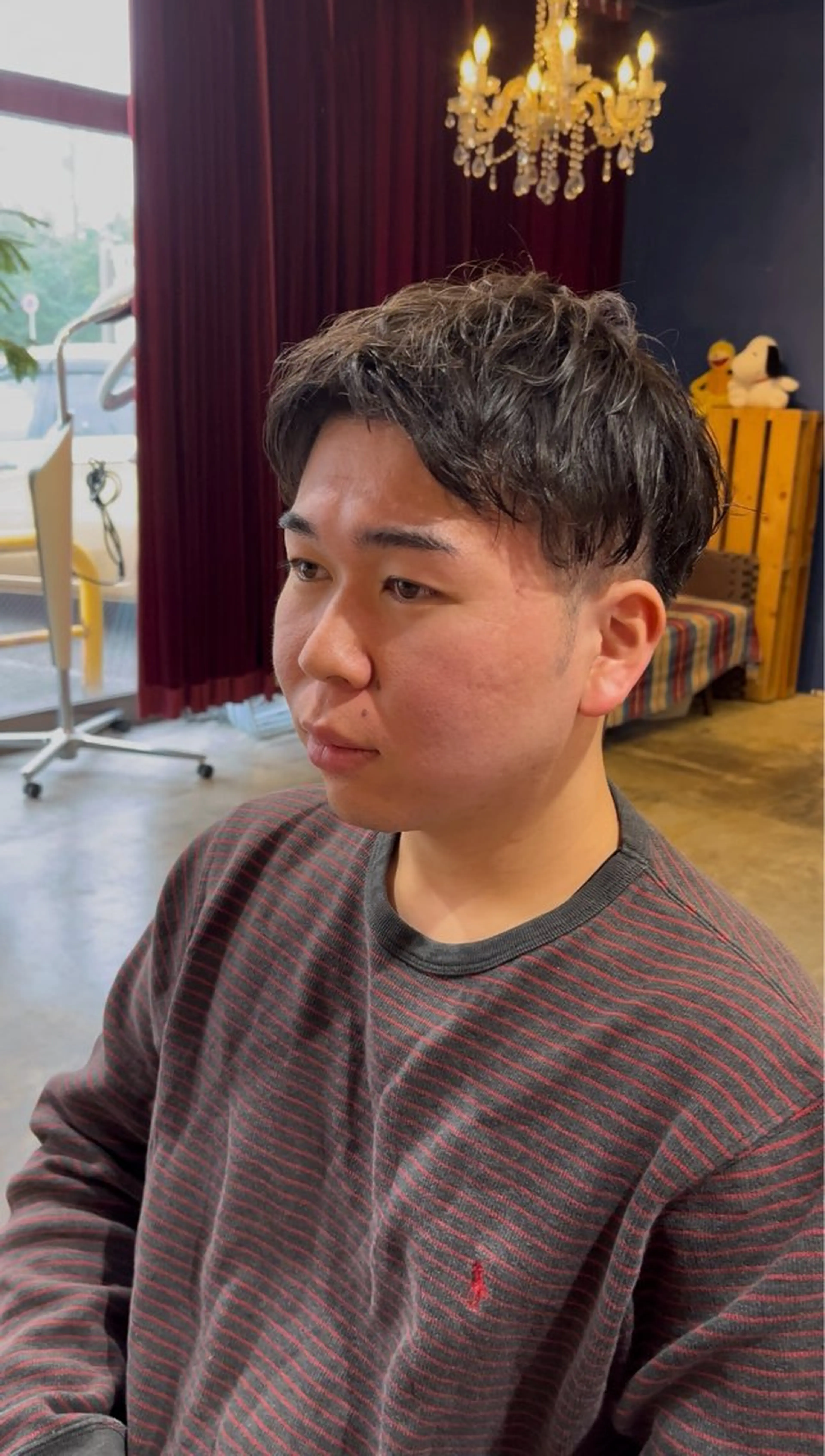 ショート パーマ メンズ メンズパーマ ショートヘア カット パーマ トイ ハルトのヘアスタイル