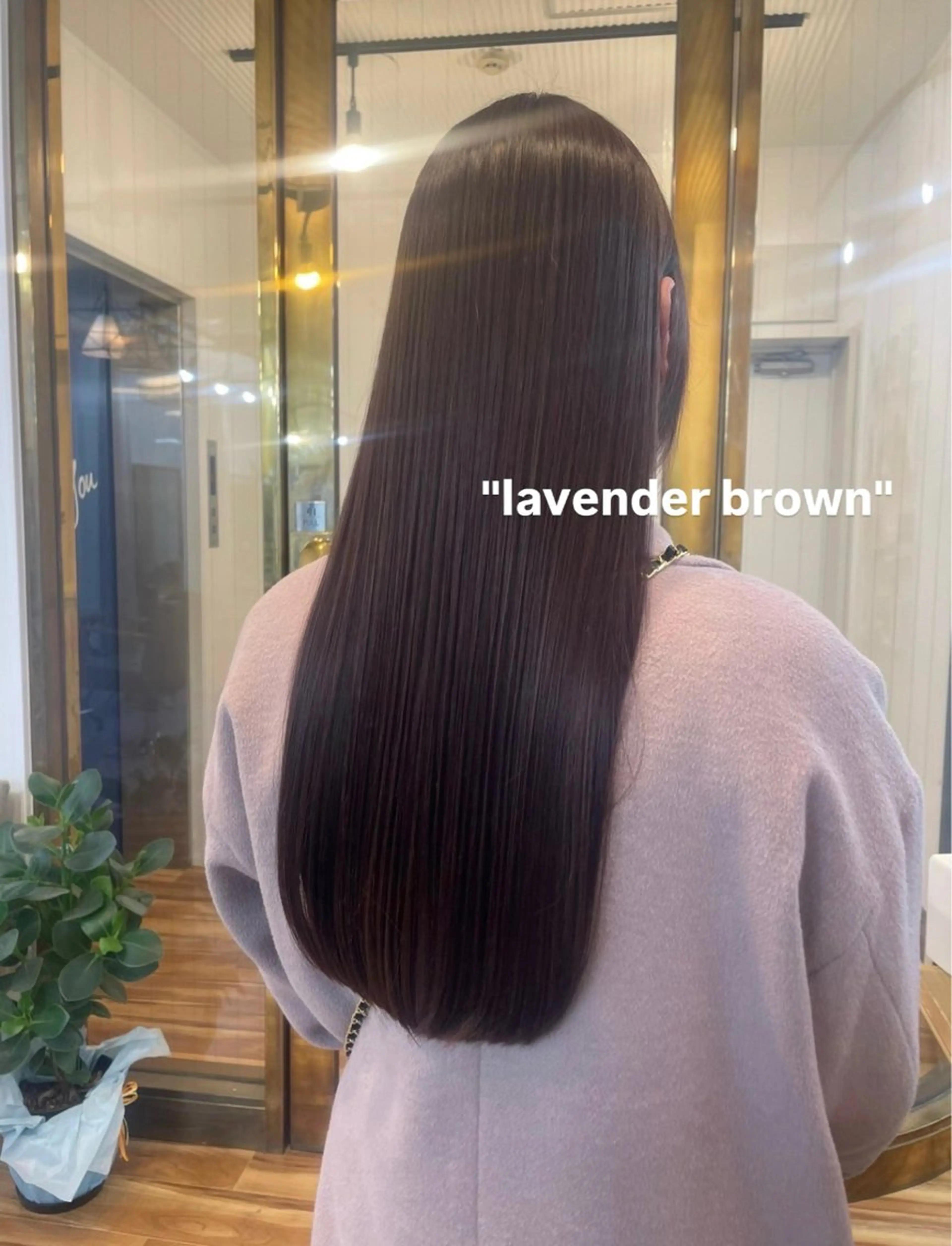 カラー ベージュカラー ブラウンカラー ラベンダーカラー ヘアカラー ANs. SEINAのヘアスタイル