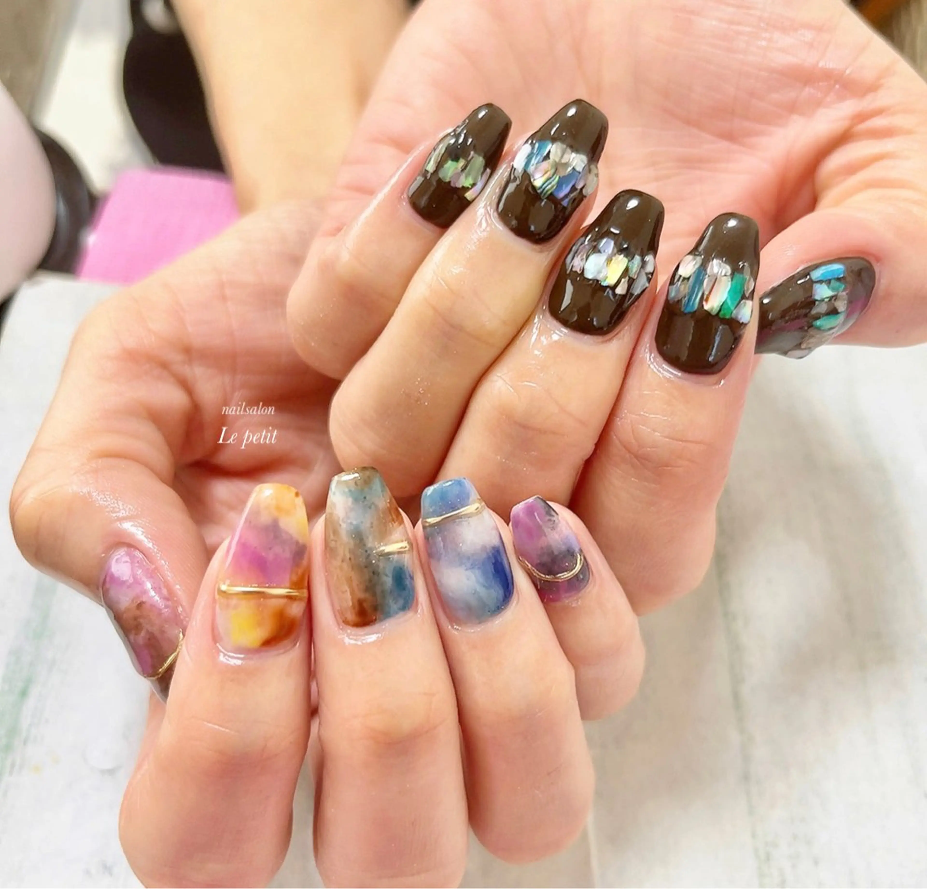 ネイル ハンドネイル 石野 広佳のネイルデザイン