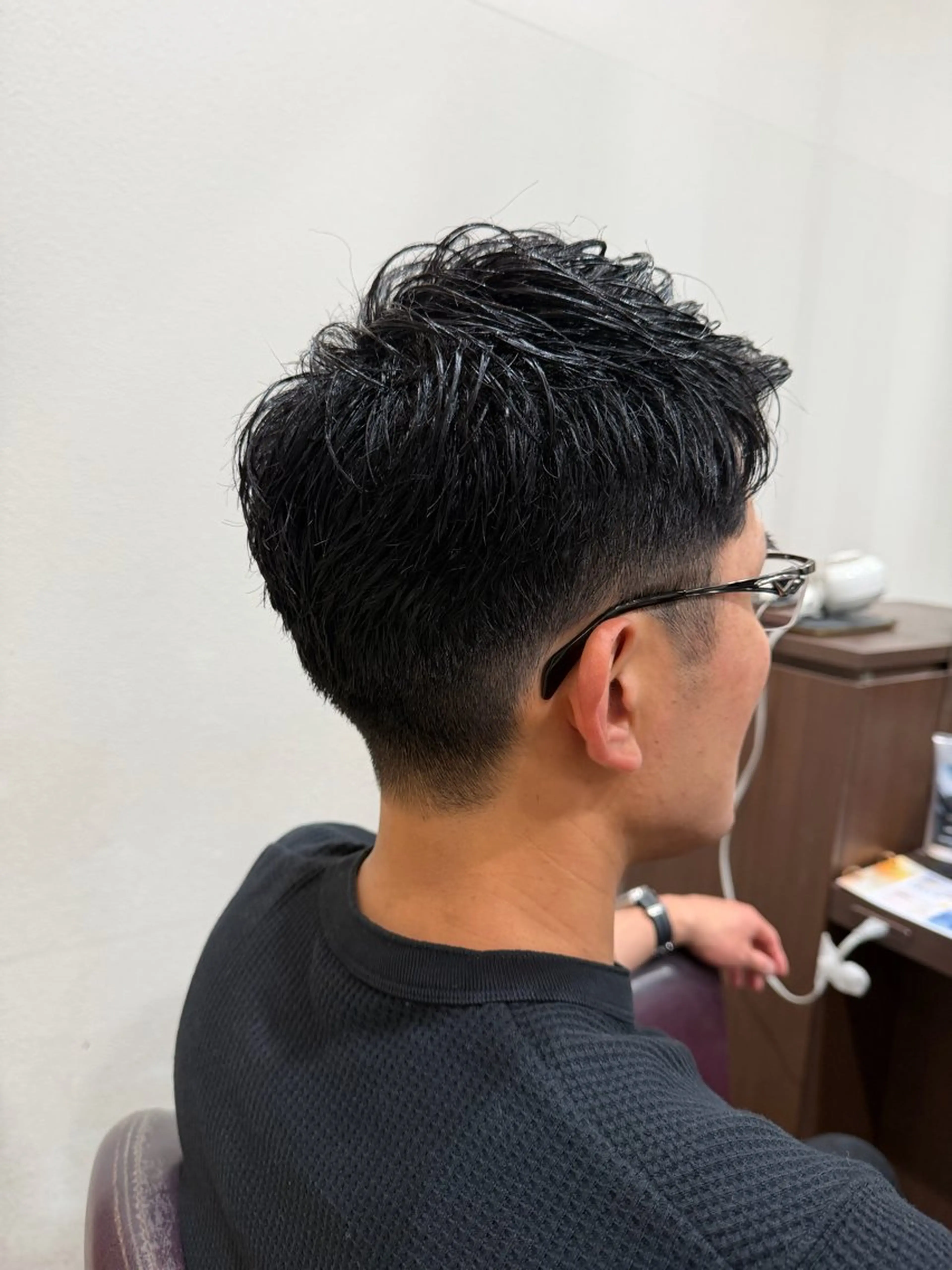 メンズ 刈り上げ カット 仲井 充のヘアスタイル