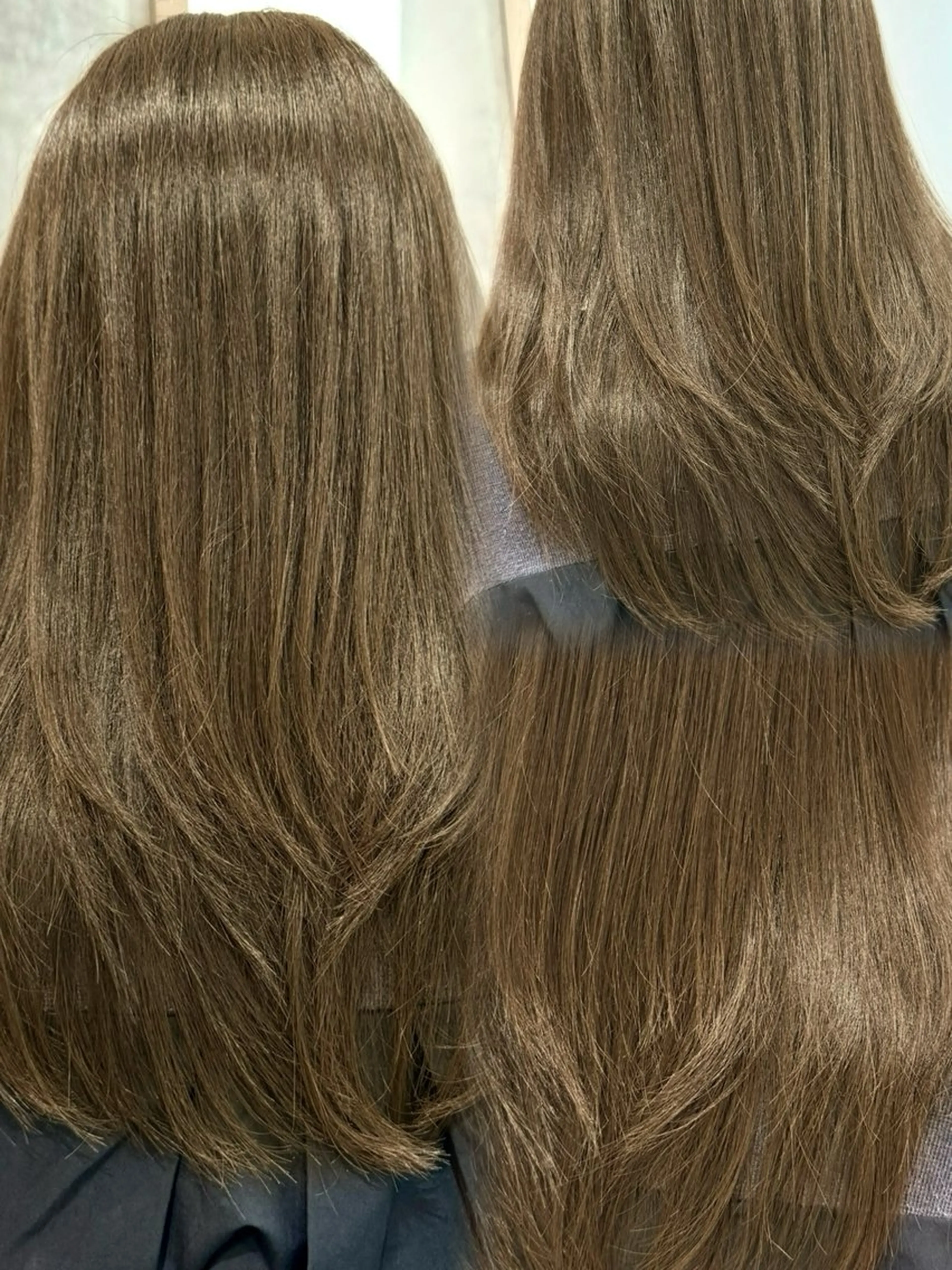 セミロング レイヤーカット 森 隆秀/韓国ヘアのヘアスタイル