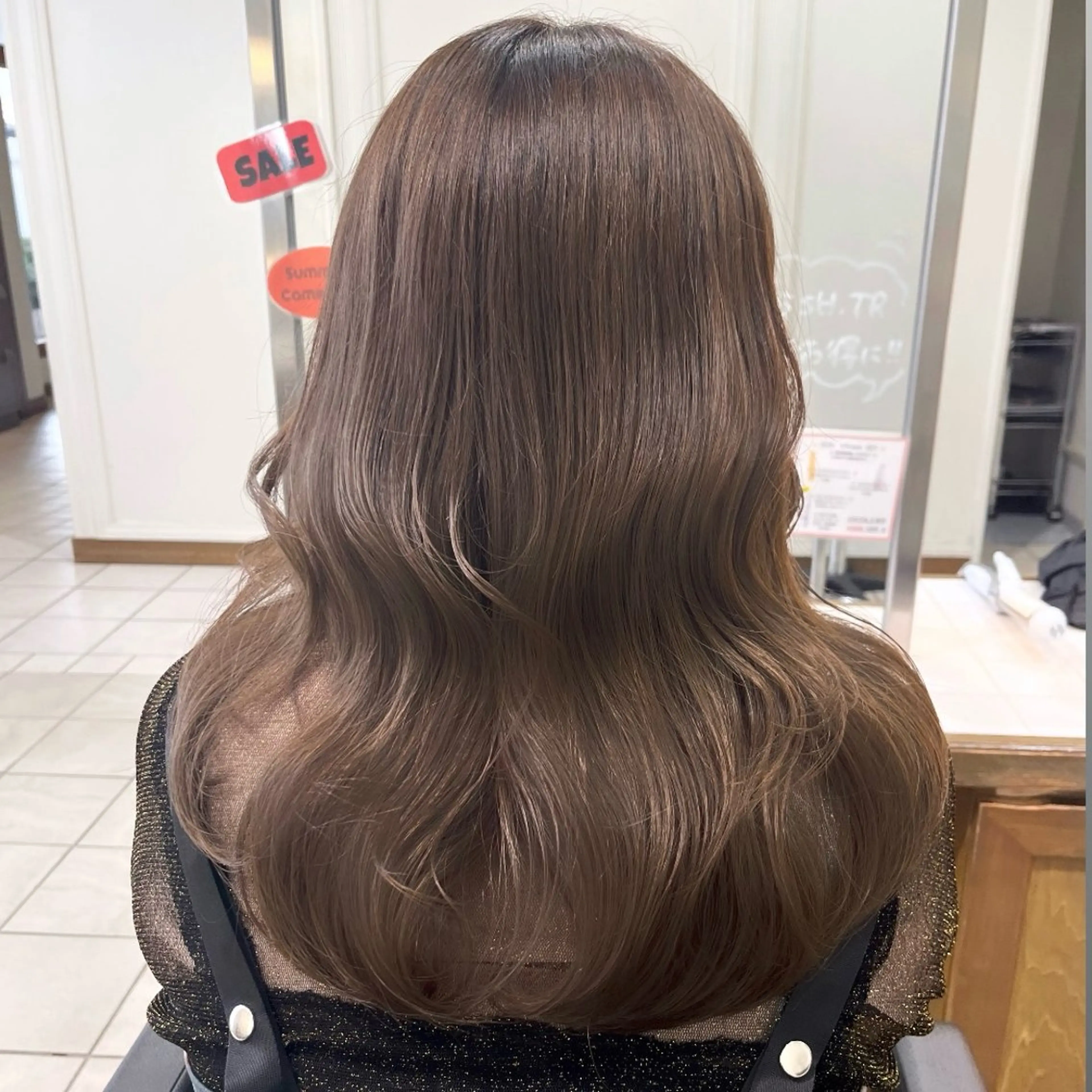 ロング カット ヘアカラー トリートメント 🎀透明感カラー🎀 稲垣至恩🎀のヘアスタイル