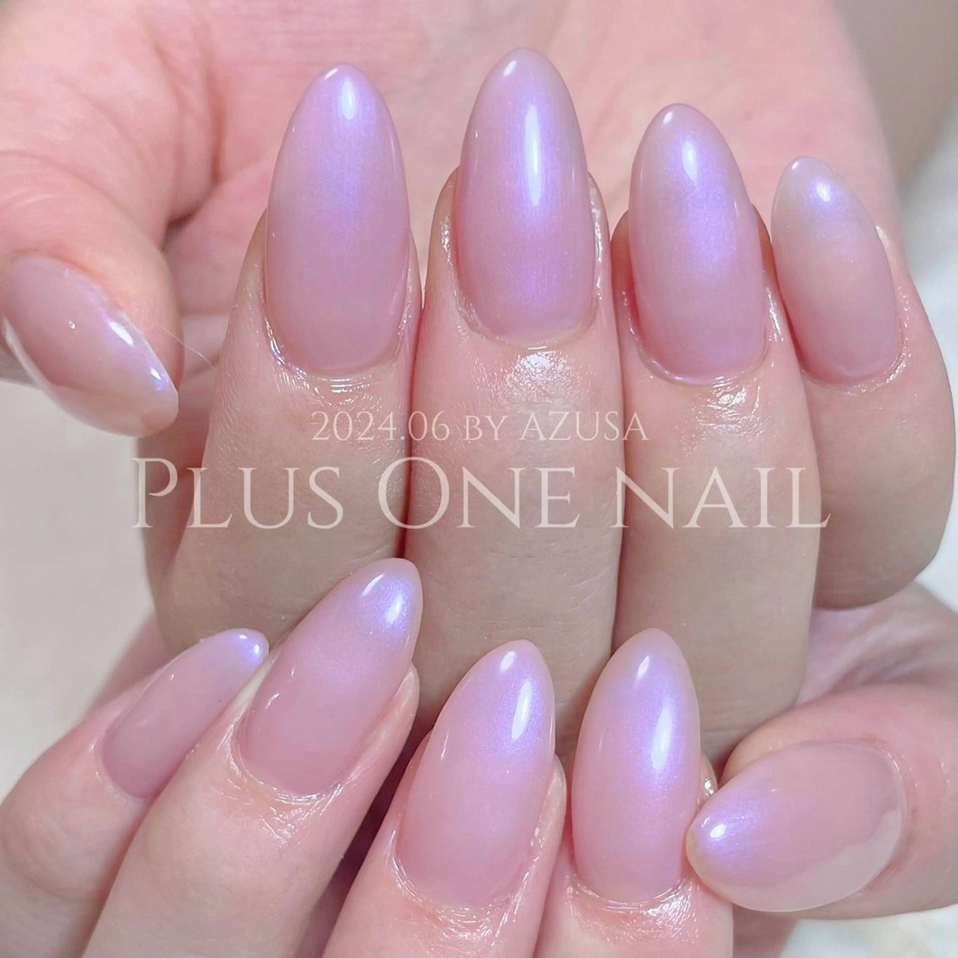 ネイル ハンドネイル Plus  One _AZUSAのネイルデザイン