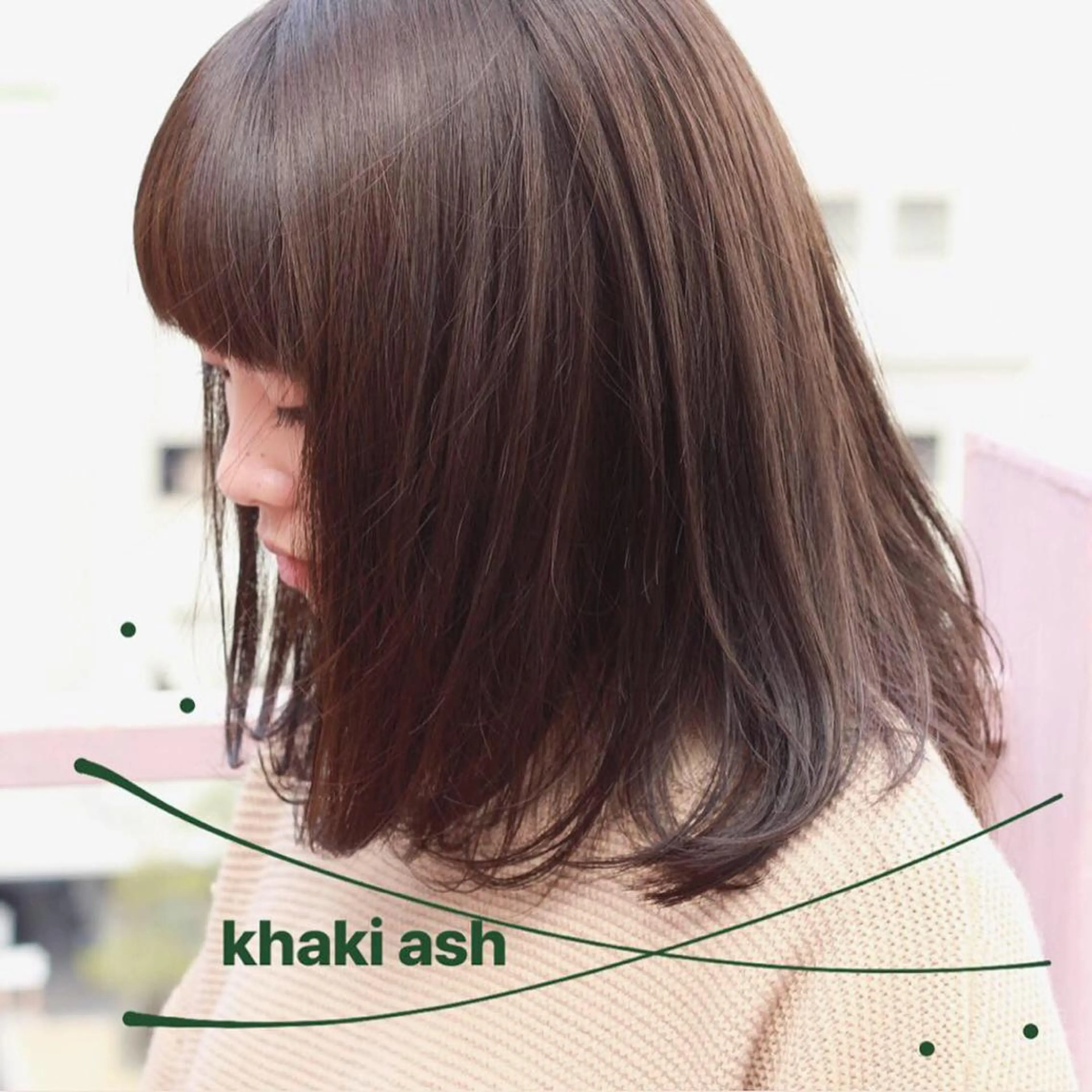 ミディアム カラー アッシュ Viage （ビアージュ）のヘアスタイル