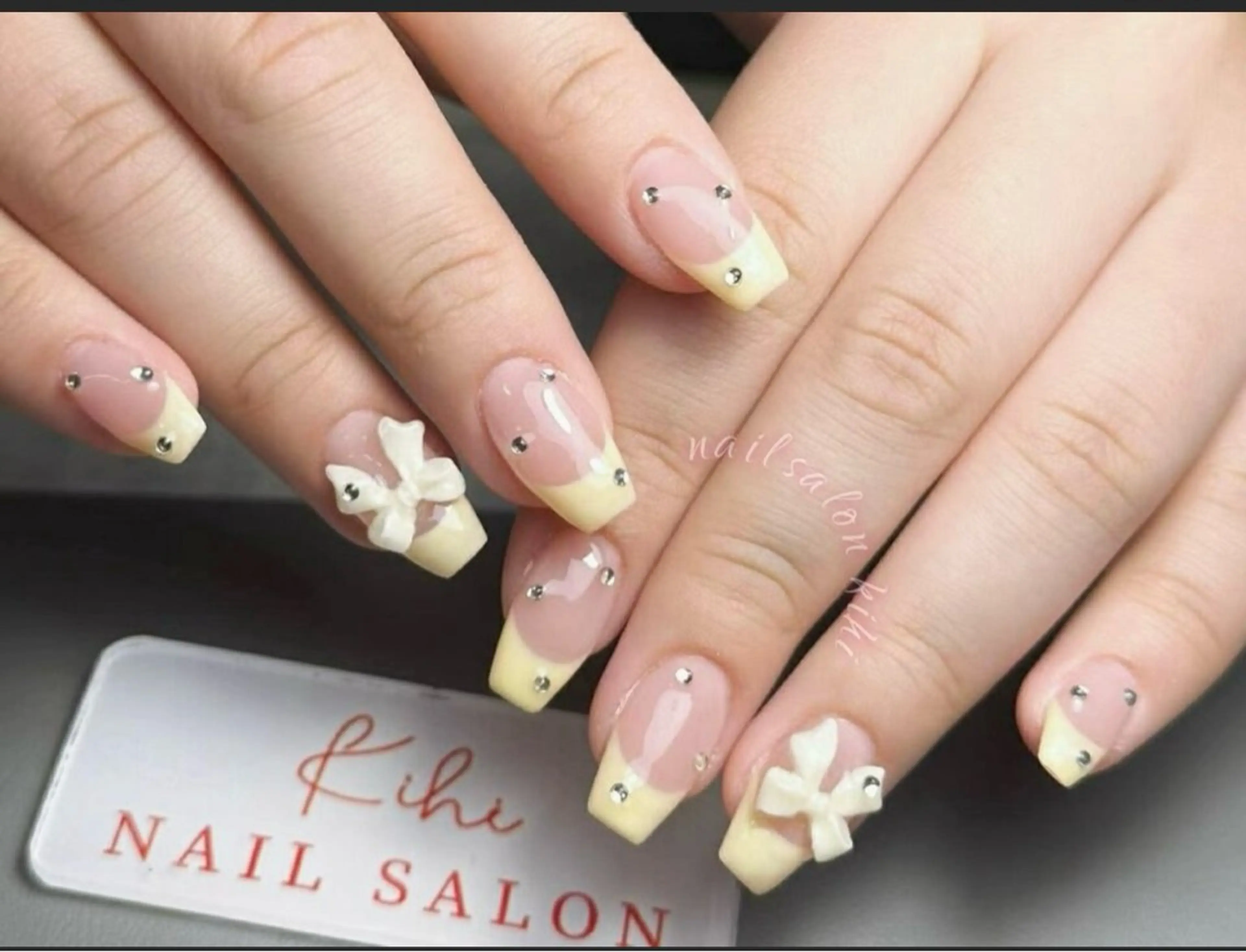 ネイル アートネイル フレンチネイル ジェルネイル グラデーション 韓国ネイル Nail Salon kihi大塚店のネイルデザイン