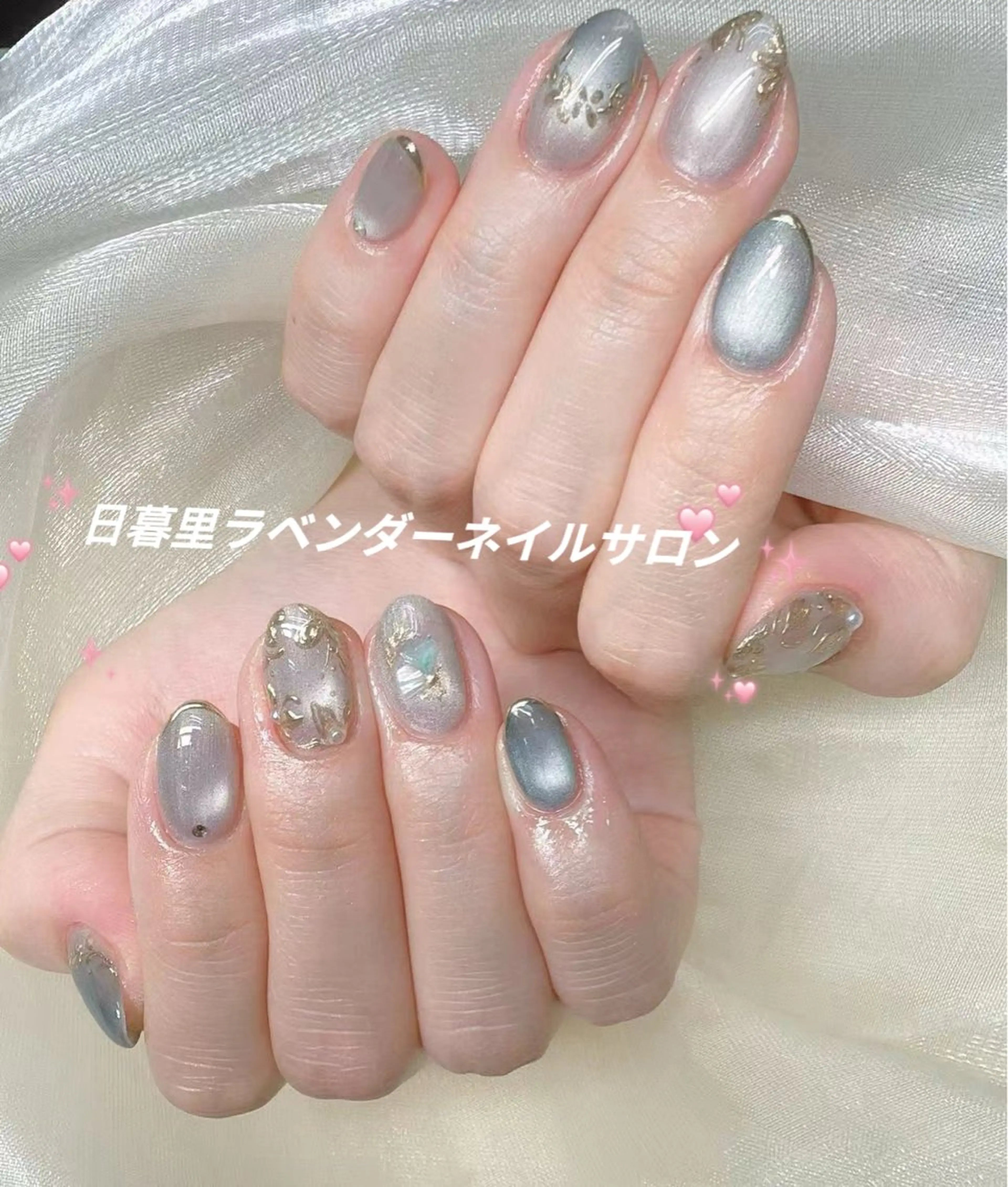 ネイル ラベンダー💖日暮里 ルル💖ネイルのネイルデザイン