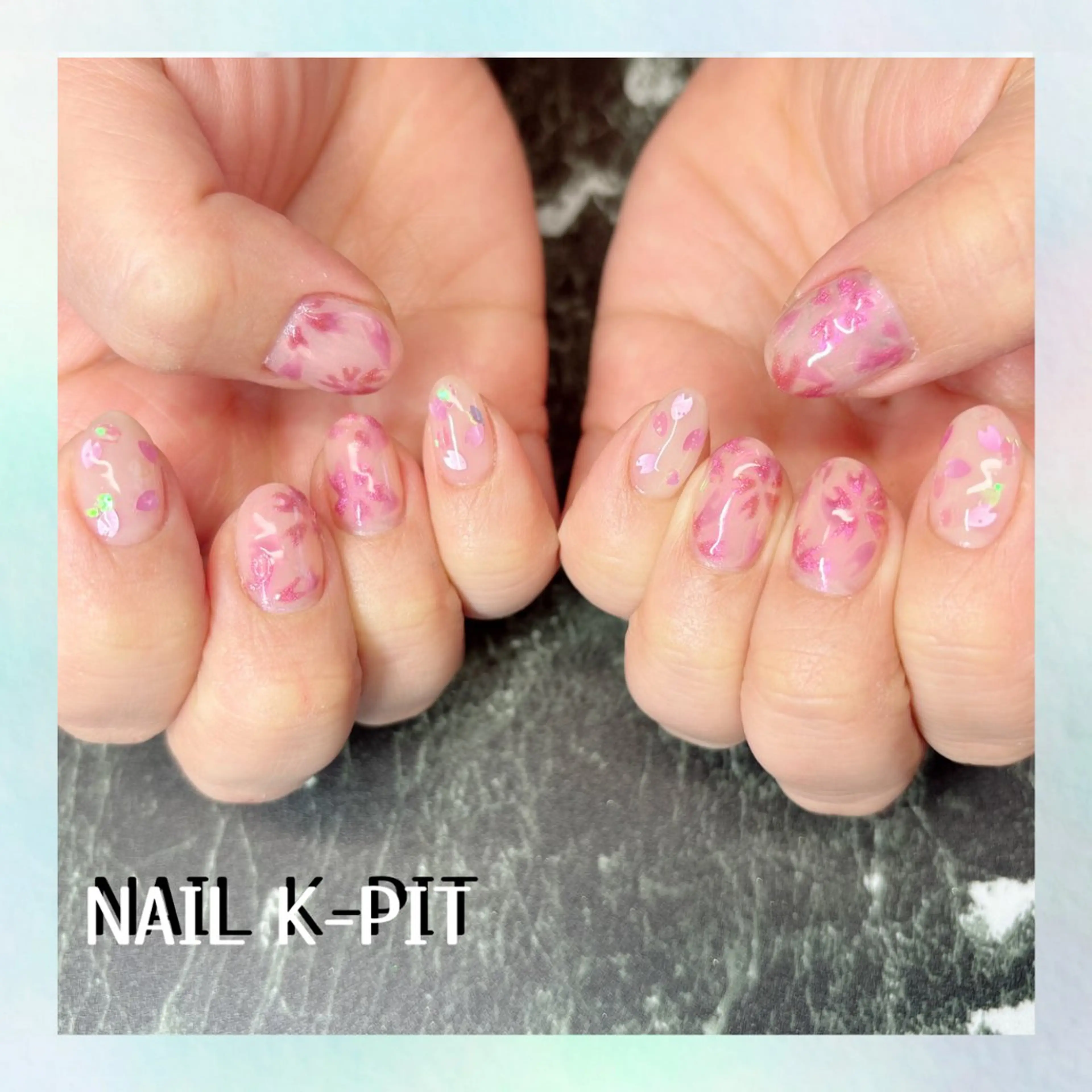 ネイル マグネットネイル 春ネイル ハンドネイル NAIL K-PIT ネイル ケーピットの眉毛・アイブロウイメージ