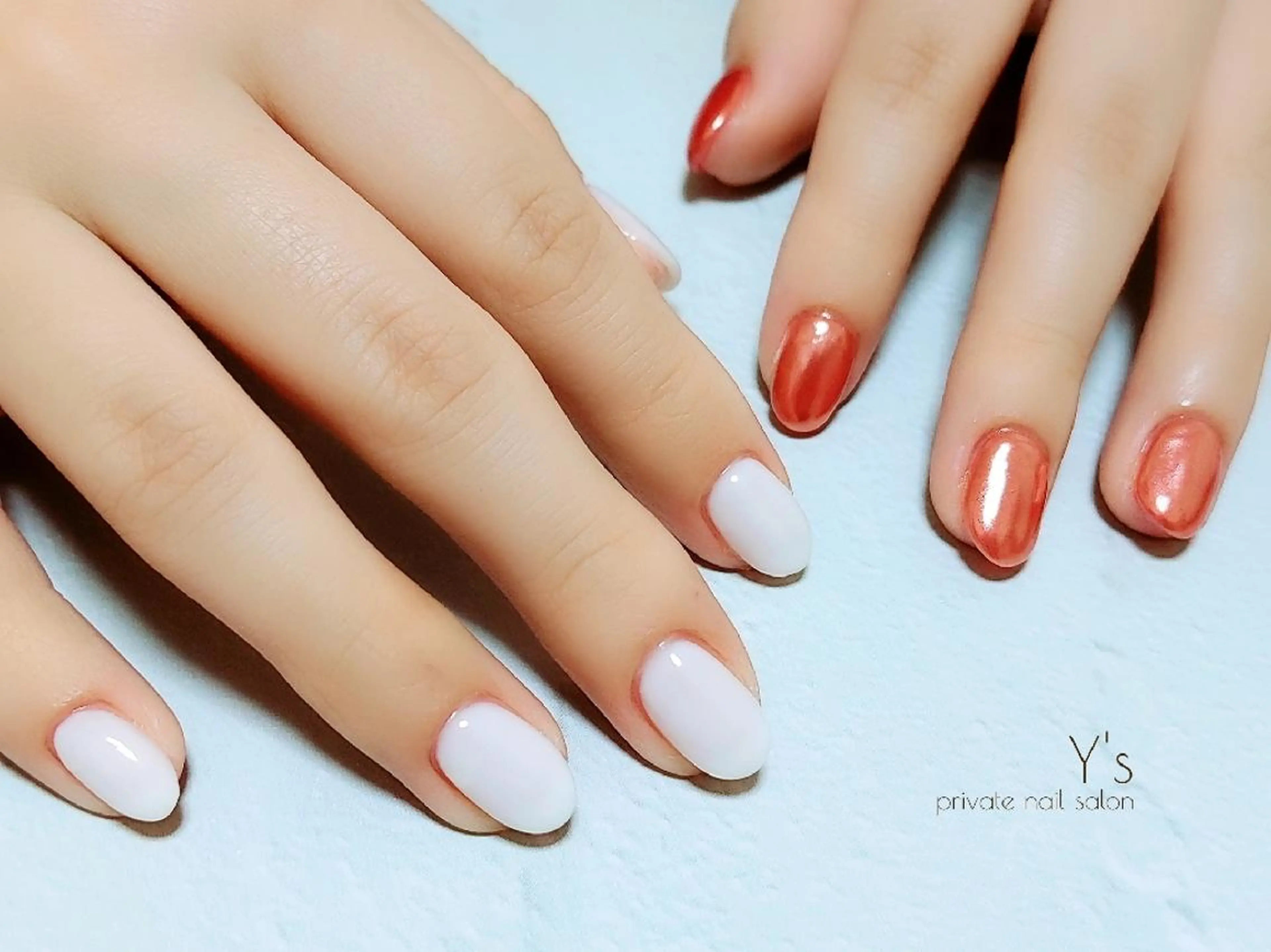 ネイル ミラーネイル ハンドネイル YUMI NAGAI  のネイルデザイン