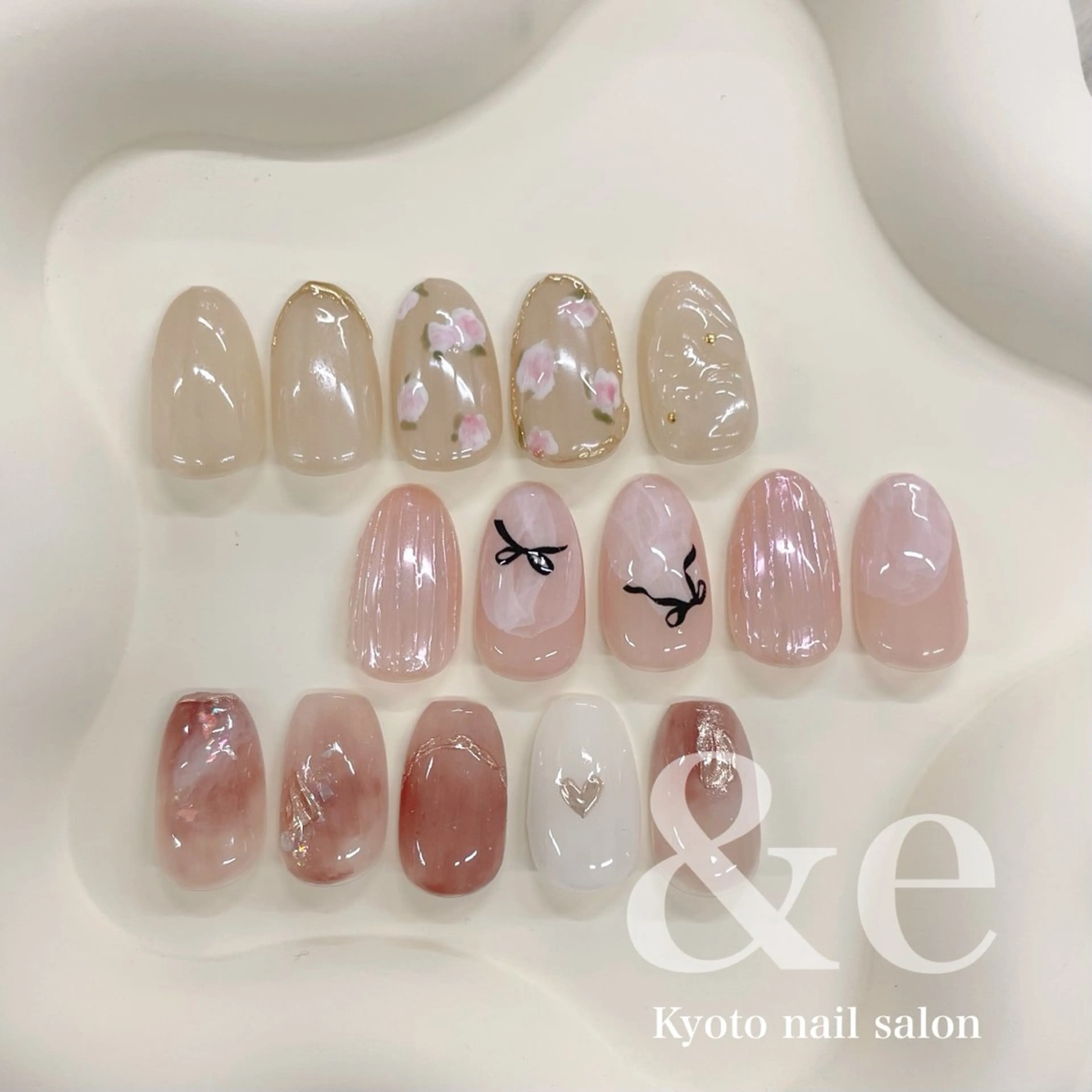 ネイル ハンドネイル nail salon &e eriのネイルデザイン
