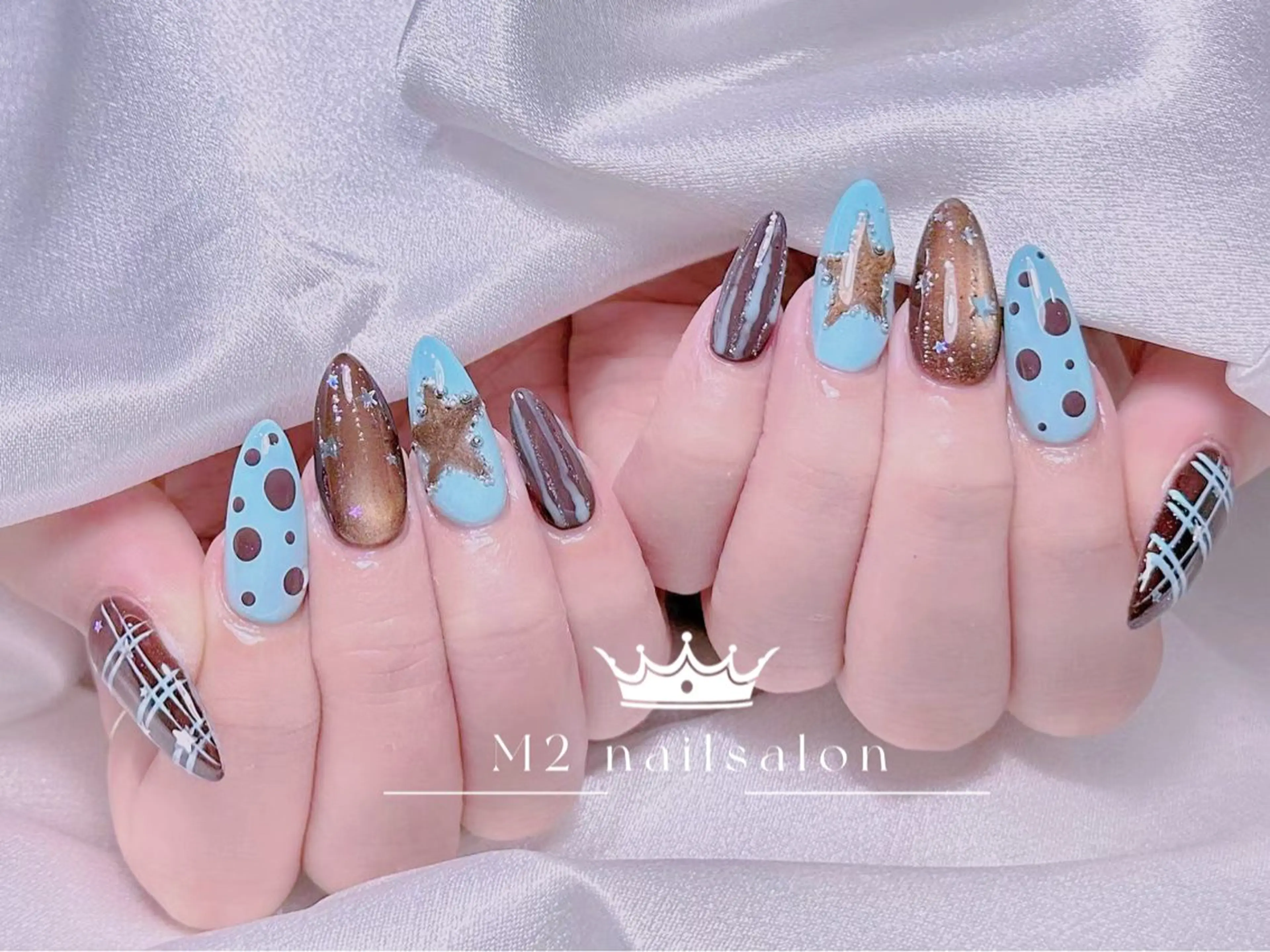 ネイル ハンドネイル 長さだし専門店 M2　rikaのネイルデザイン