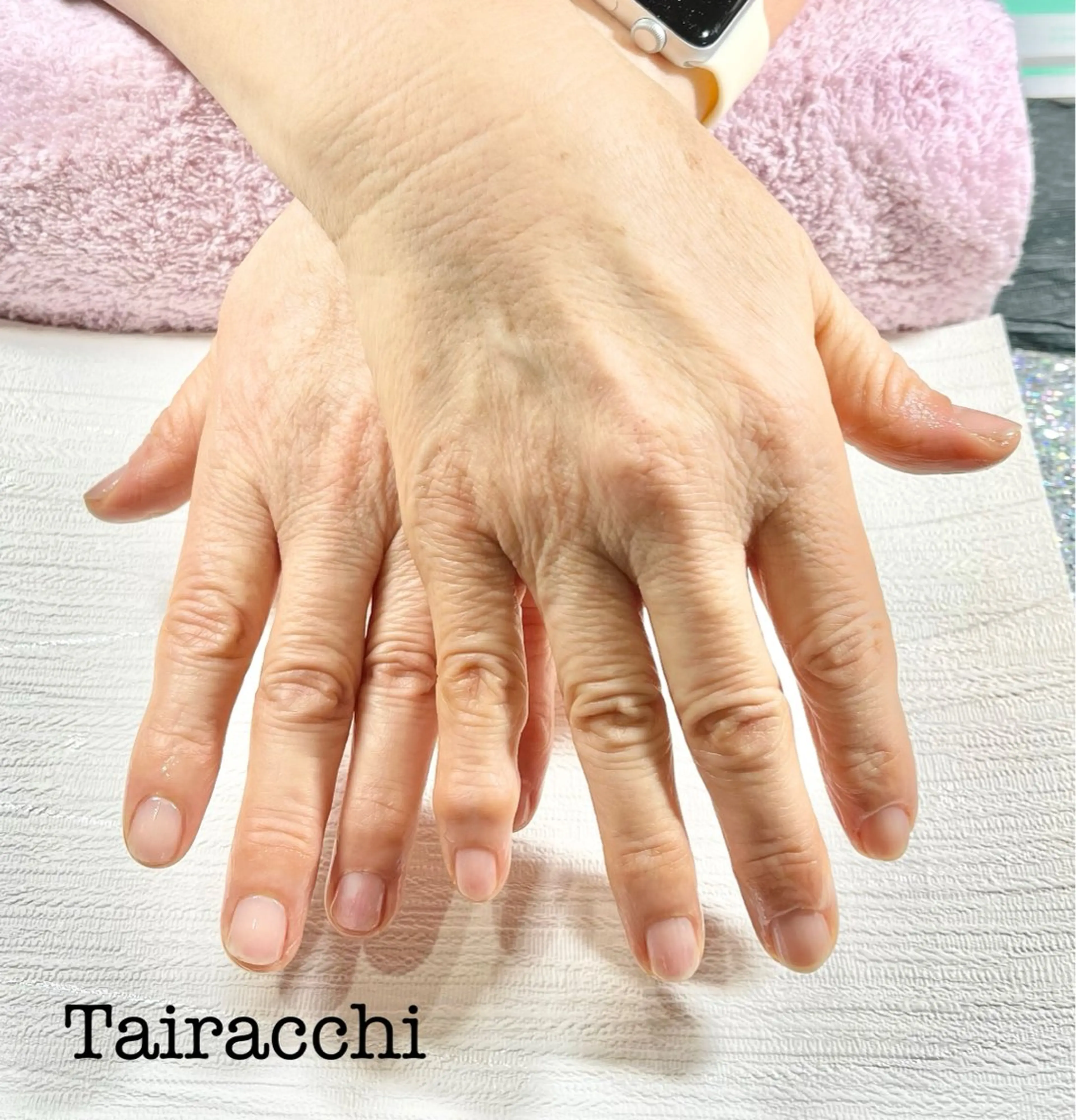 ネイル ラメ(グリッター) ハンドケア Tairacchi タイラッチのネイルデザイン